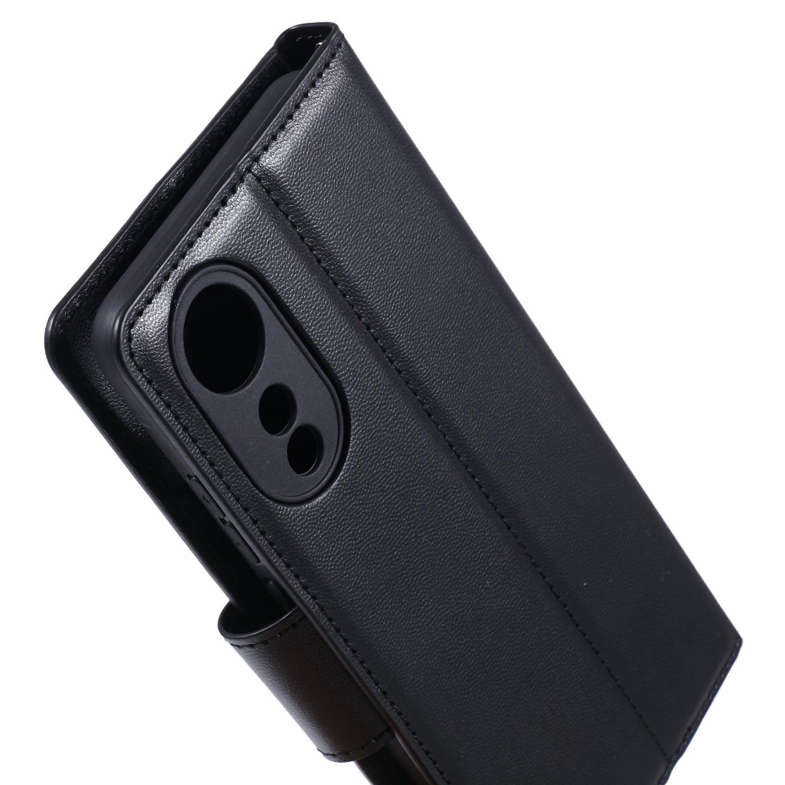 HANMAN Mill Series Flip Cover for Oppo A78 4G Wallet Phone Case PU Leather Stand Shell