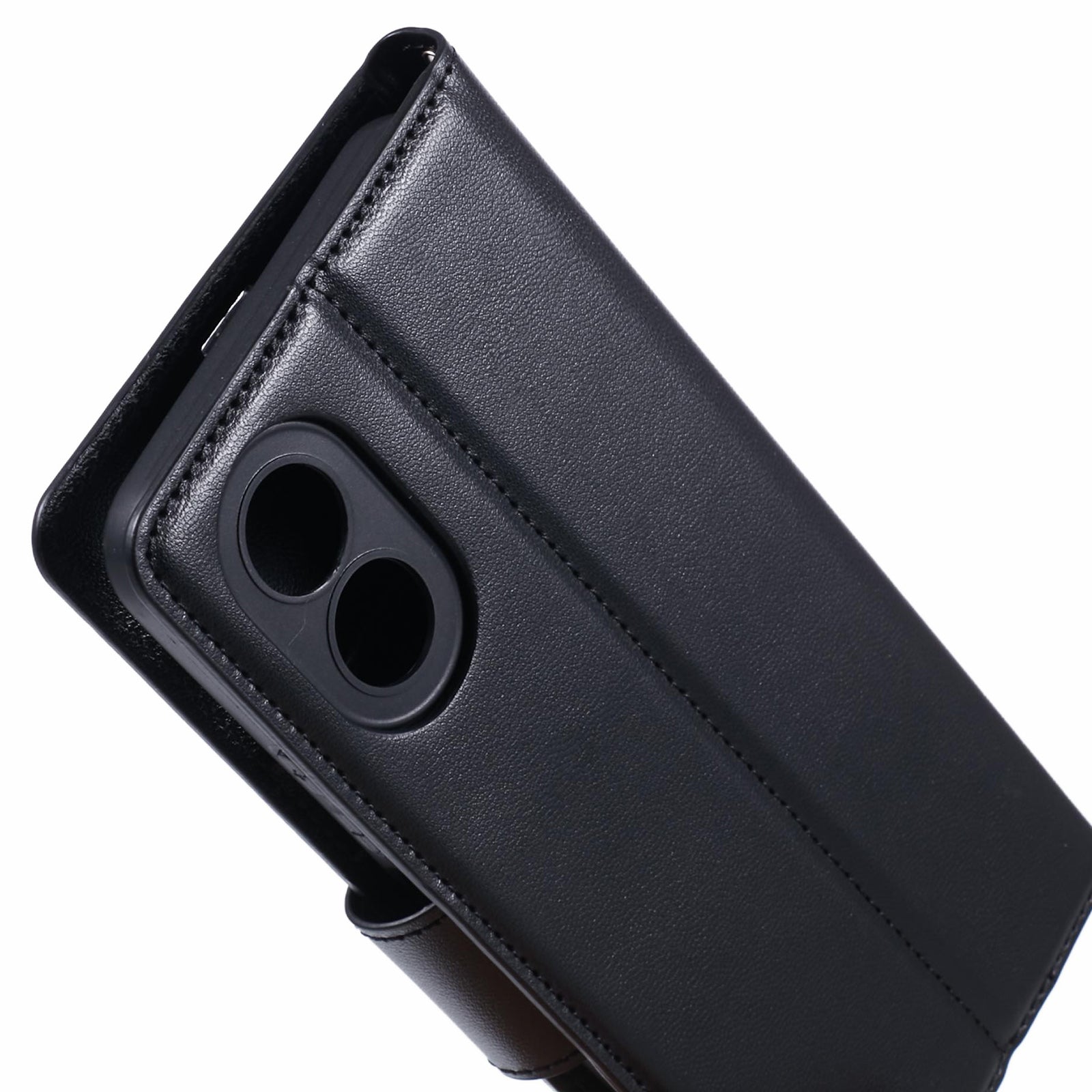 HANMAN Mill Series For Oppo A38 4G / A18 4G Phone Cover PU Leather Wallet Anti-drop Shell