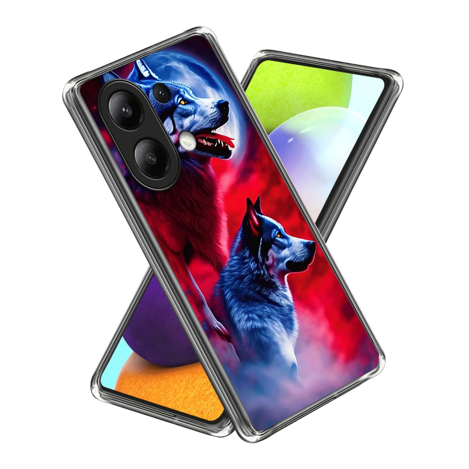 For Xiaomi Redmi Note 13 4G Case Soft TPU Shockproof Pattern Printing Phone Cover