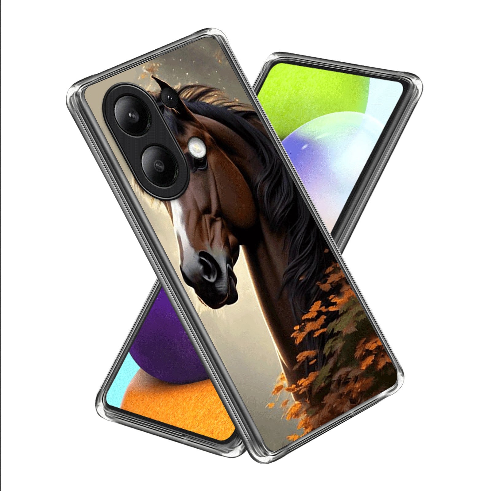 For Xiaomi Redmi Note 13 4G Case Soft TPU Shockproof Pattern Printing Phone Cover