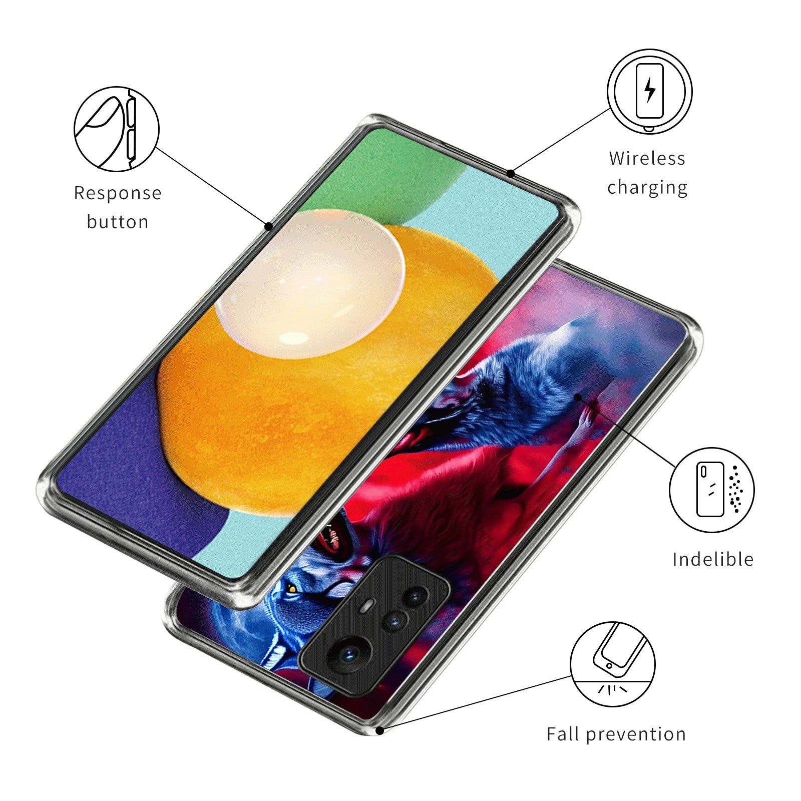 For Xiaomi Redmi Note 12S 4G Pattern Case Ultra Slim Anti-scratch TPU Phone Cover