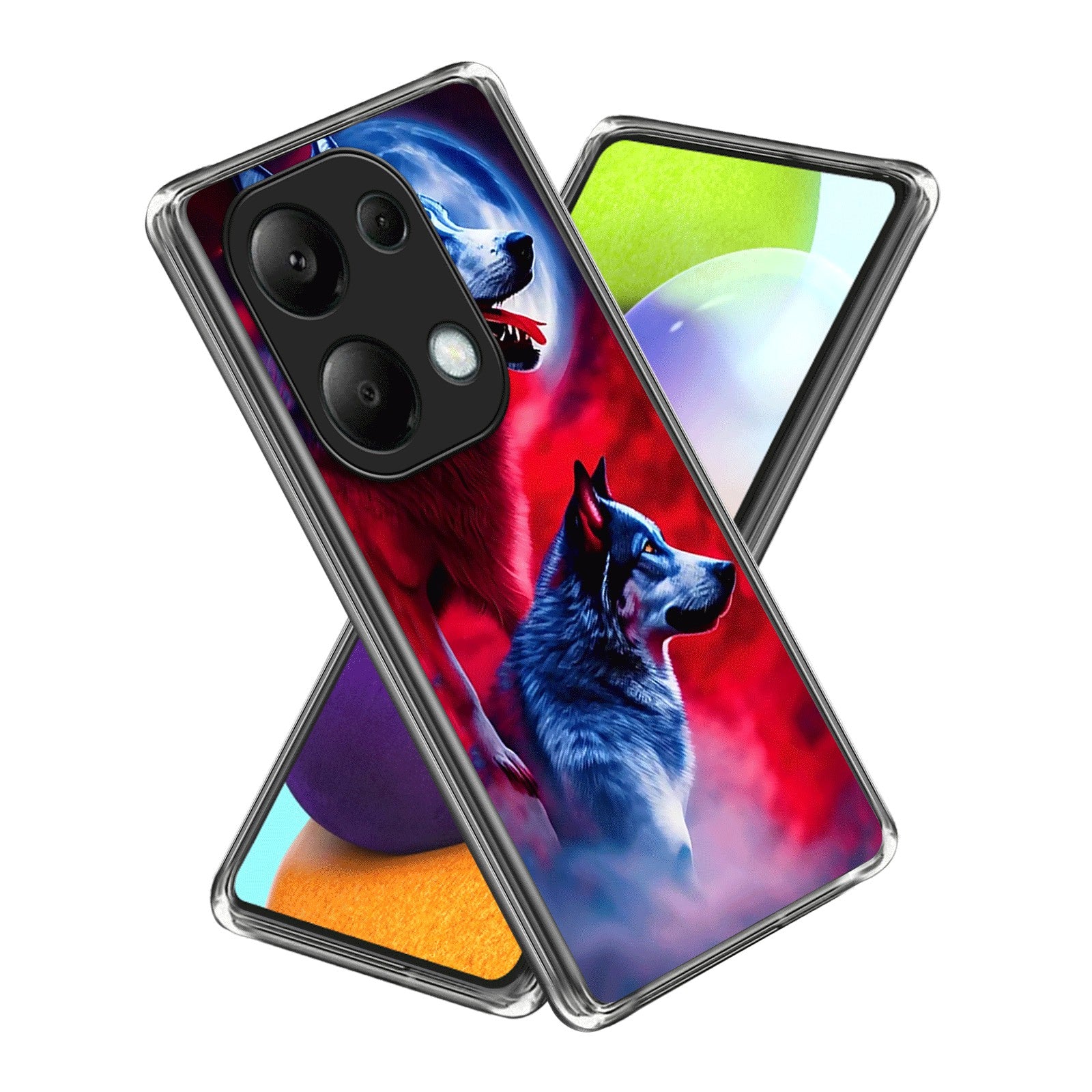 For Xiaomi Redmi Note 13 Pro 4G / Poco M6 Pro 4G Case Pattern Slim Design TPU Phone Cover
