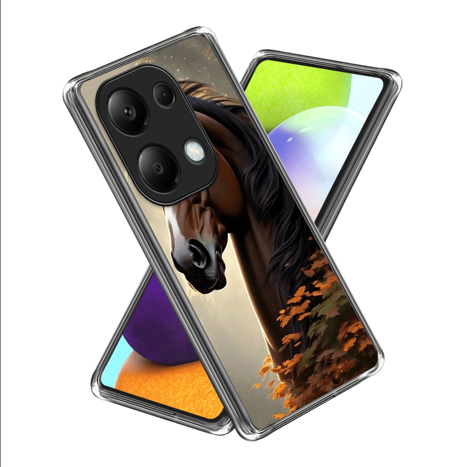 For Xiaomi Redmi Note 13 Pro 4G / Poco M6 Pro 4G Case Pattern Slim Design TPU Phone Cover
