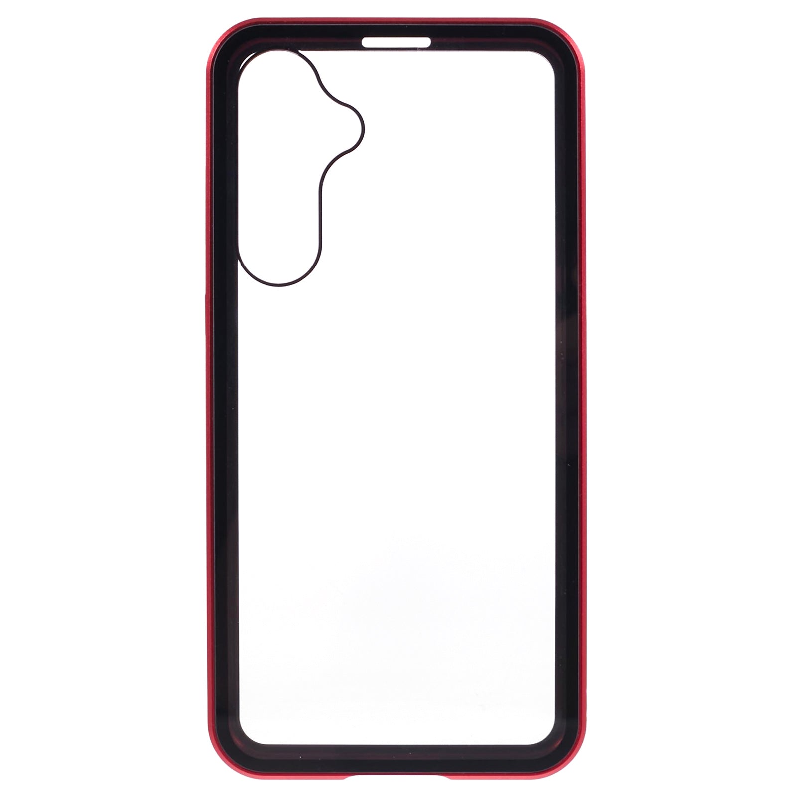 For Samsung Galaxy A55 5G Clear Case Magnetic Adsorption Shockproof Phone Cover