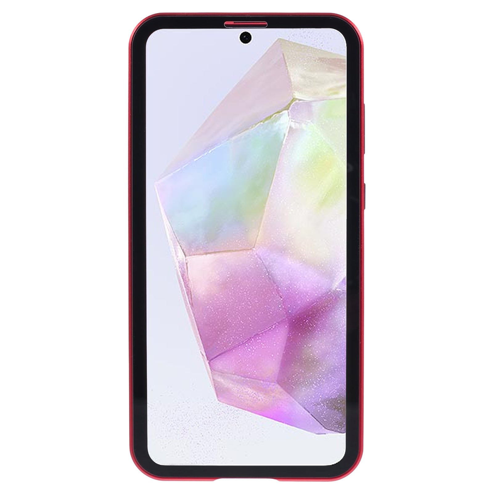 For Samsung Galaxy A55 5G Clear Case Magnetic Adsorption Shockproof Phone Cover