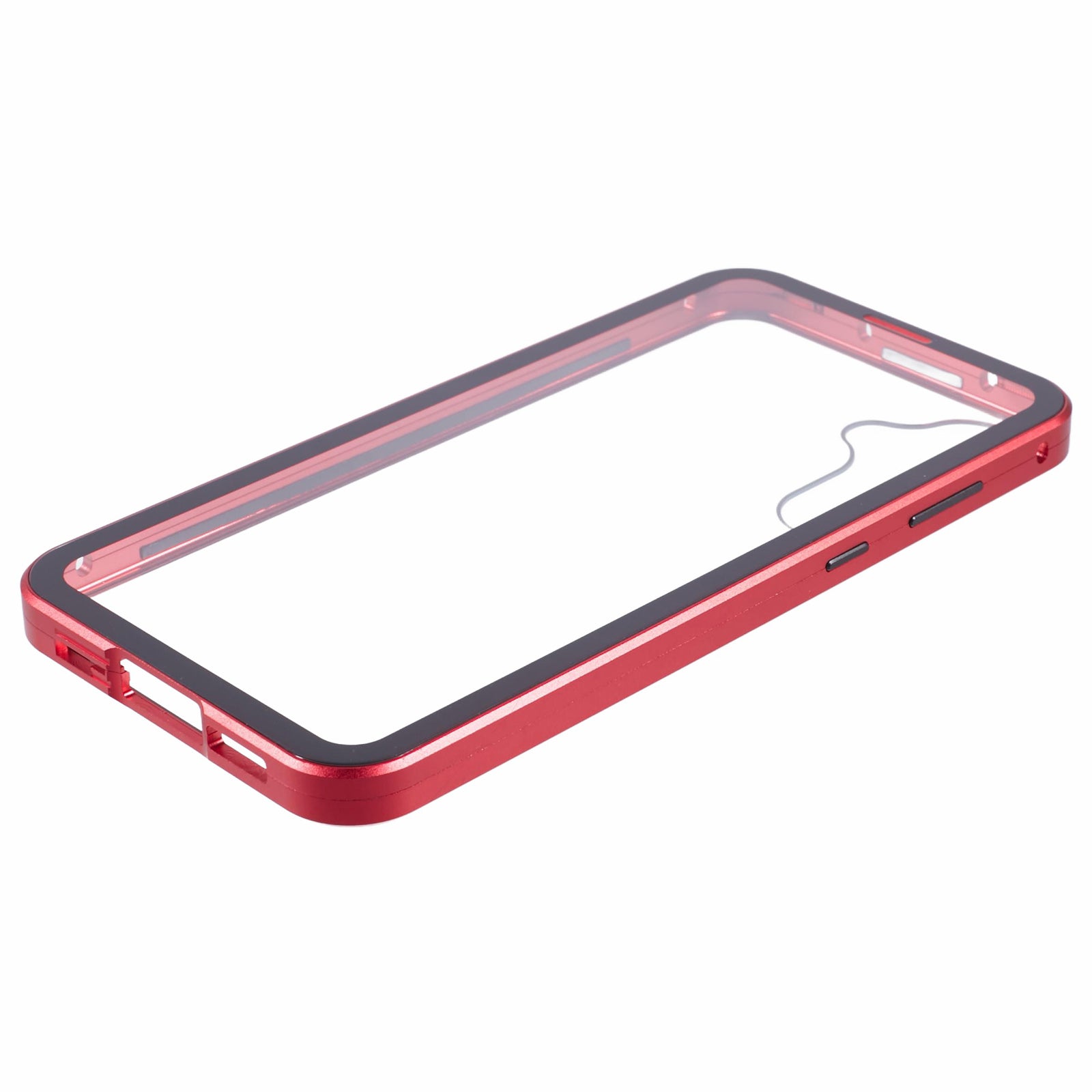 For Samsung Galaxy A55 5G Clear Case Magnetic Adsorption Shockproof Phone Cover