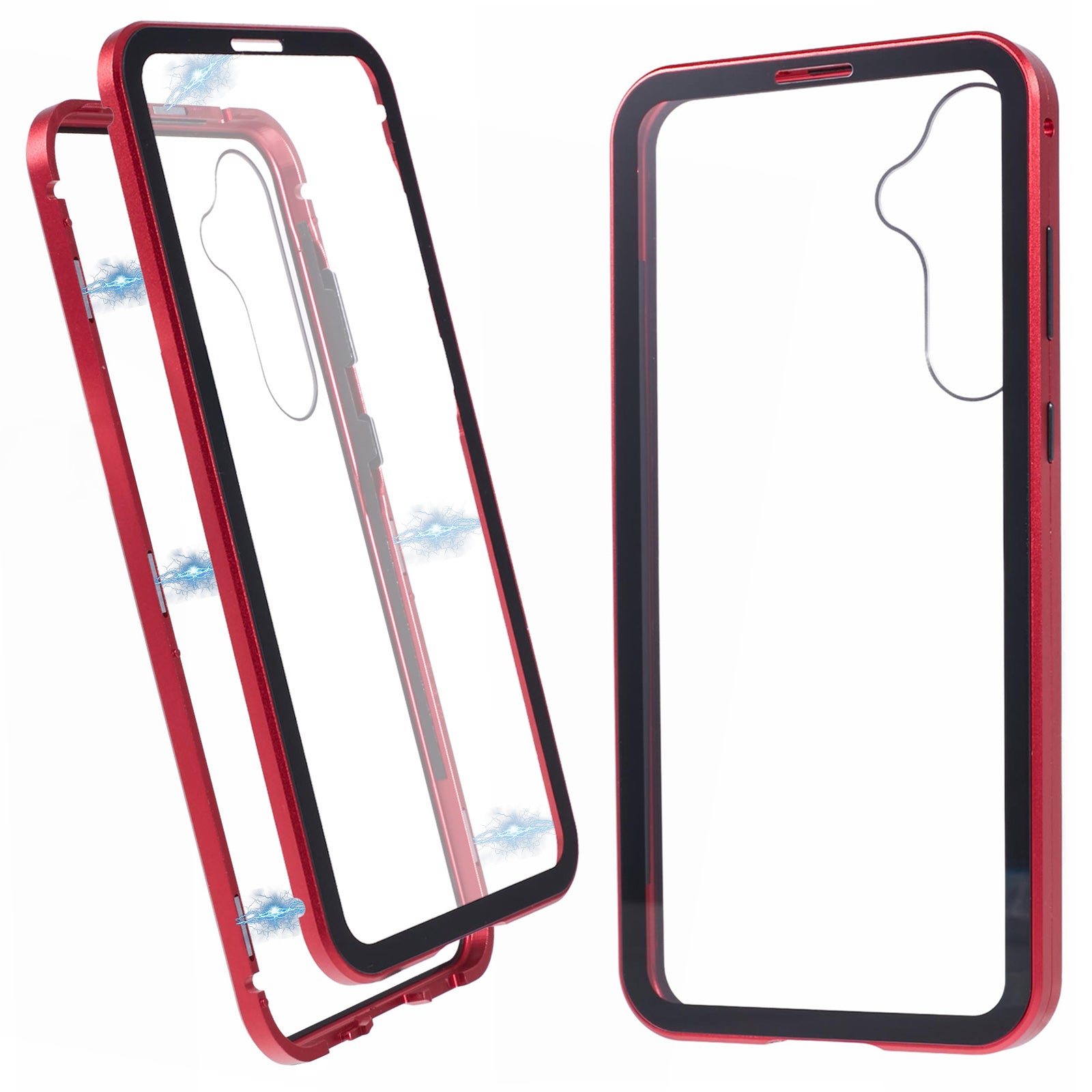 For Samsung Galaxy A35 5G Case Magnetic Full Protection Clear Phone Cover