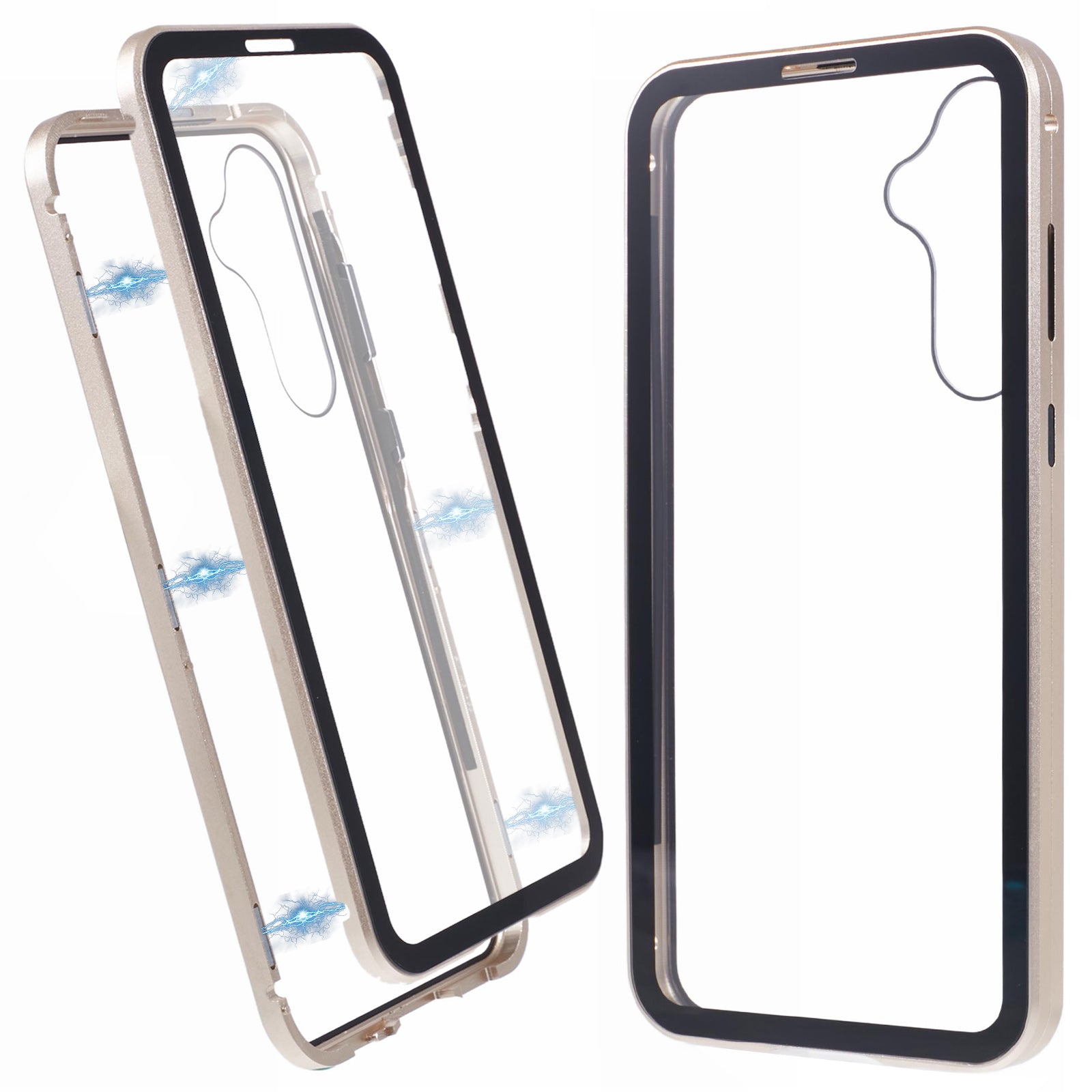 For Samsung Galaxy A35 5G Case Magnetic Full Protection Clear Phone Cover