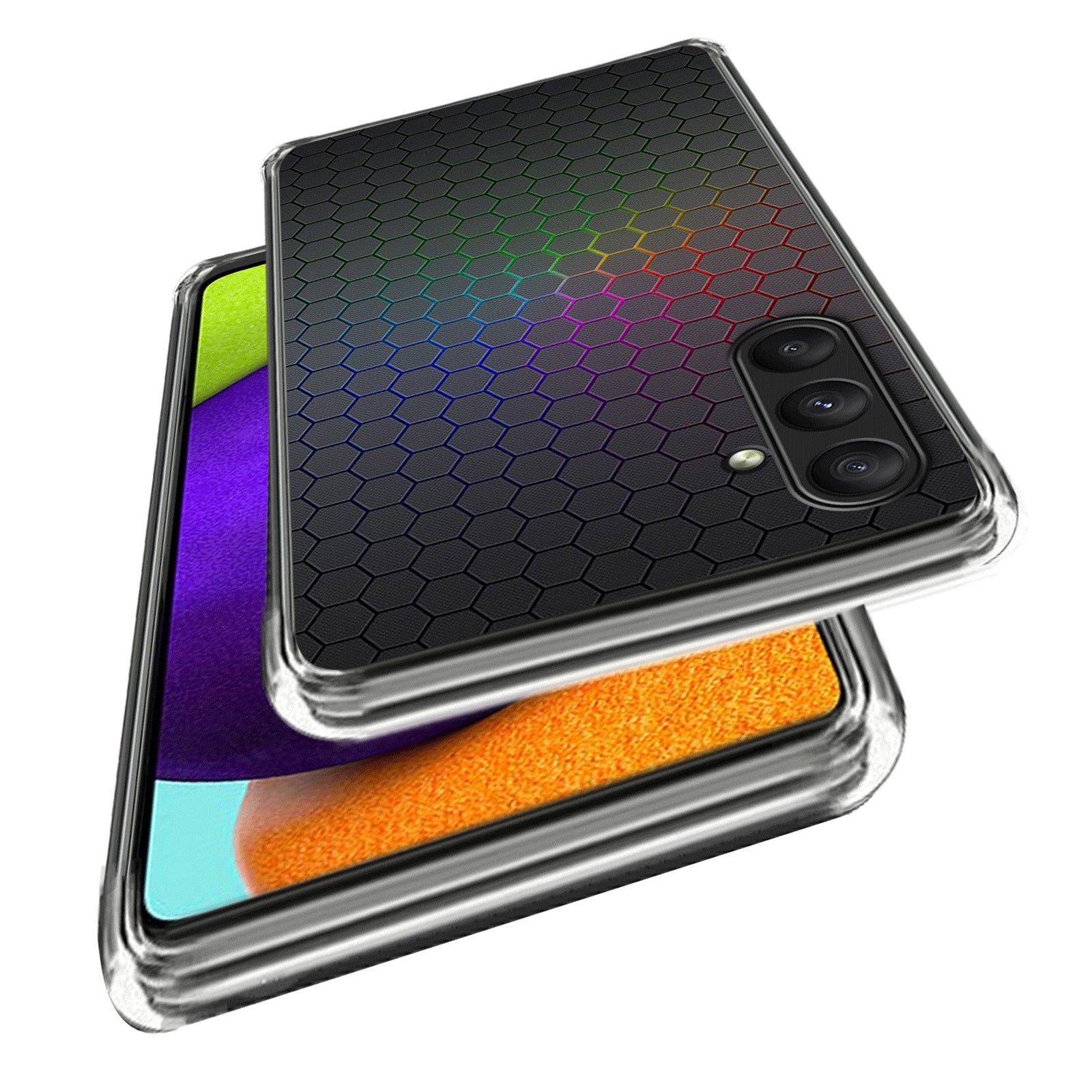 For Samsung Galaxy A24 4G (162.1 x 77.6 x 8.3mm) Case Pattern Printing Slim TPU Phone Cover