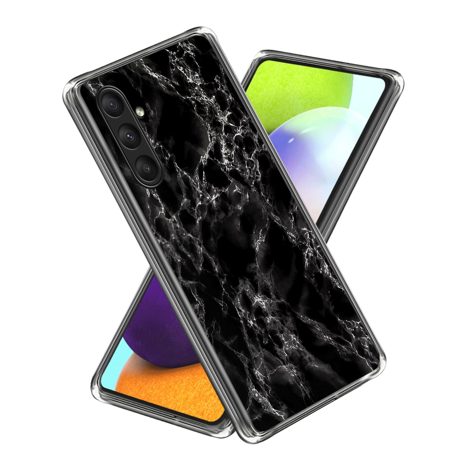 For Samsung Galaxy A24 4G (162.1 x 77.6 x 8.3mm) Case Pattern Printing Slim TPU Phone Cover