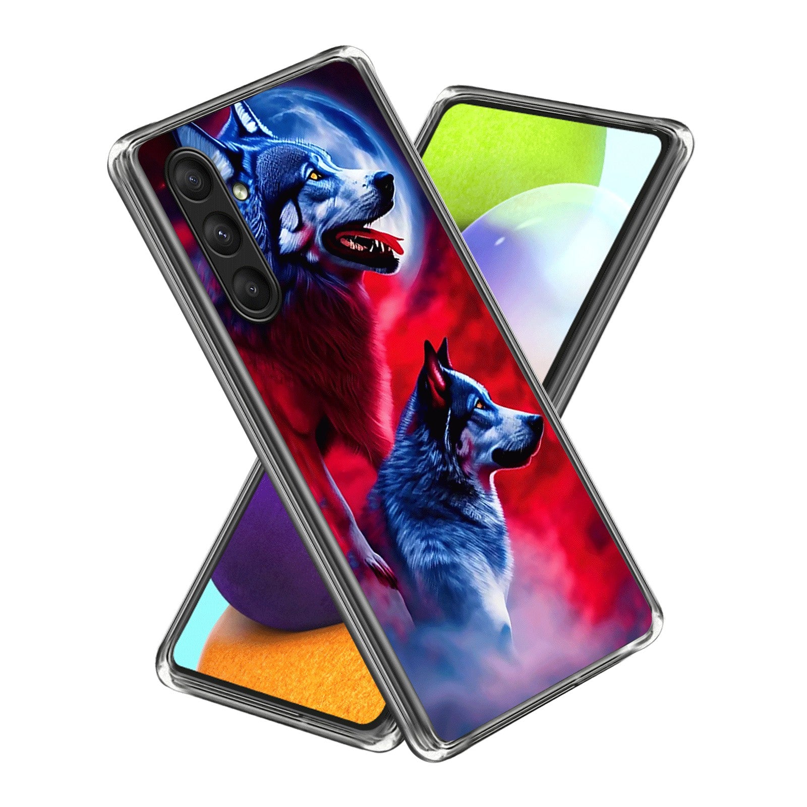 For Samsung Galaxy A24 4G (162.1 x 77.6 x 8.3mm) Case Pattern Printing Slim TPU Phone Cover