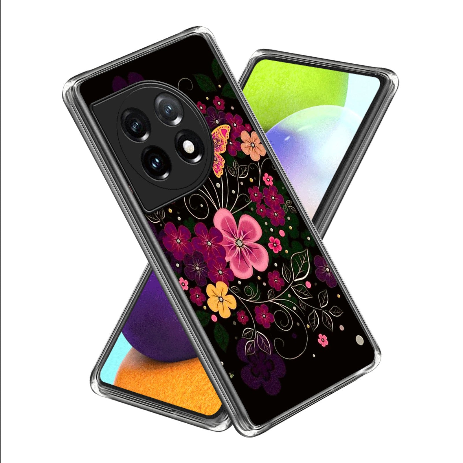 For OnePlus Ace 3 5G / 12R 5G Cell Phone Cases TPU Pattern Printed Shell