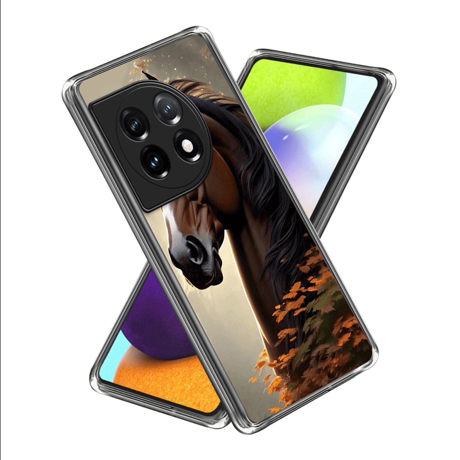 For OnePlus Ace 3 5G / 12R 5G Cell Phone Cases TPU Pattern Printed Shell