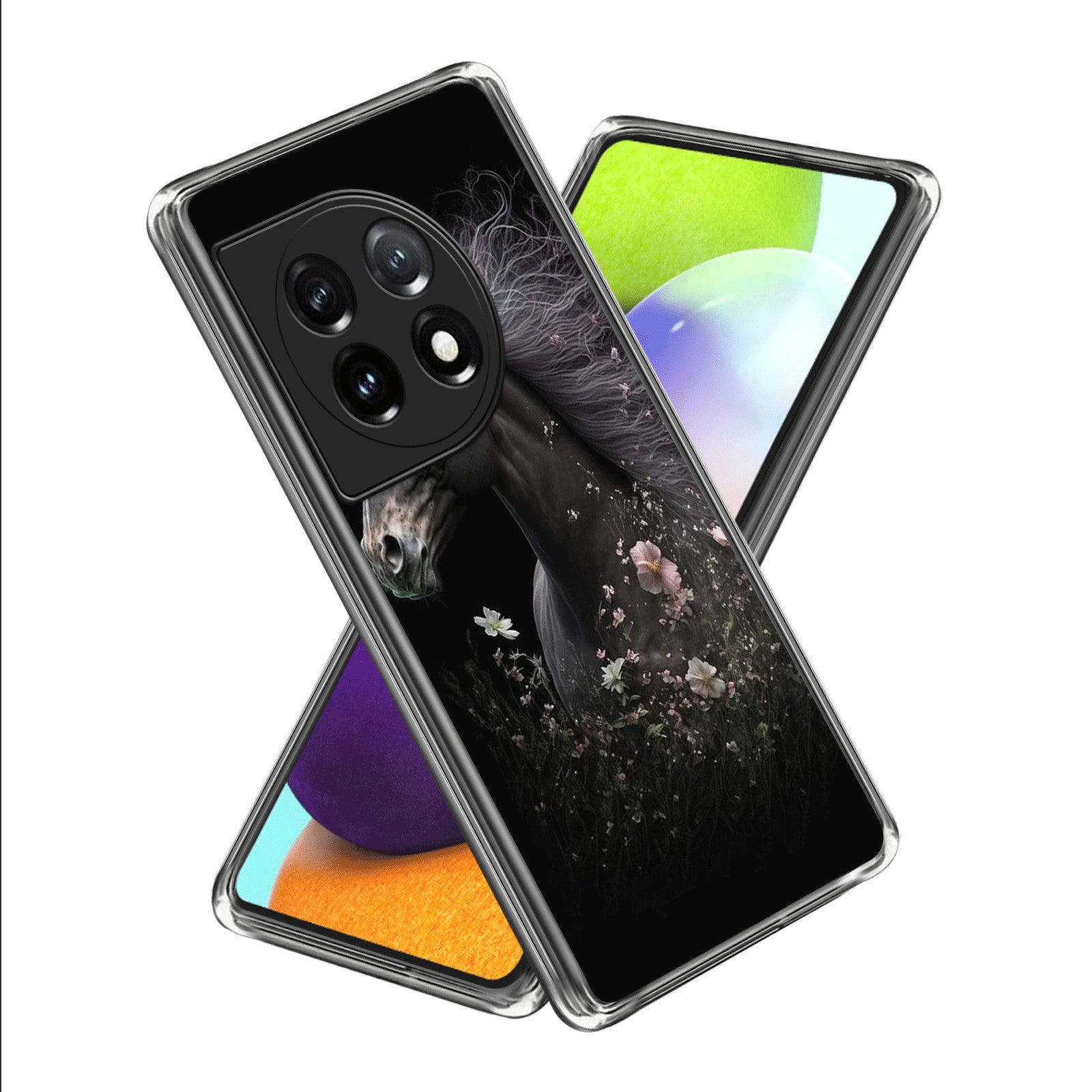 For OnePlus Ace 3 5G / 12R 5G Cell Phone Cases TPU Pattern Printed Shell