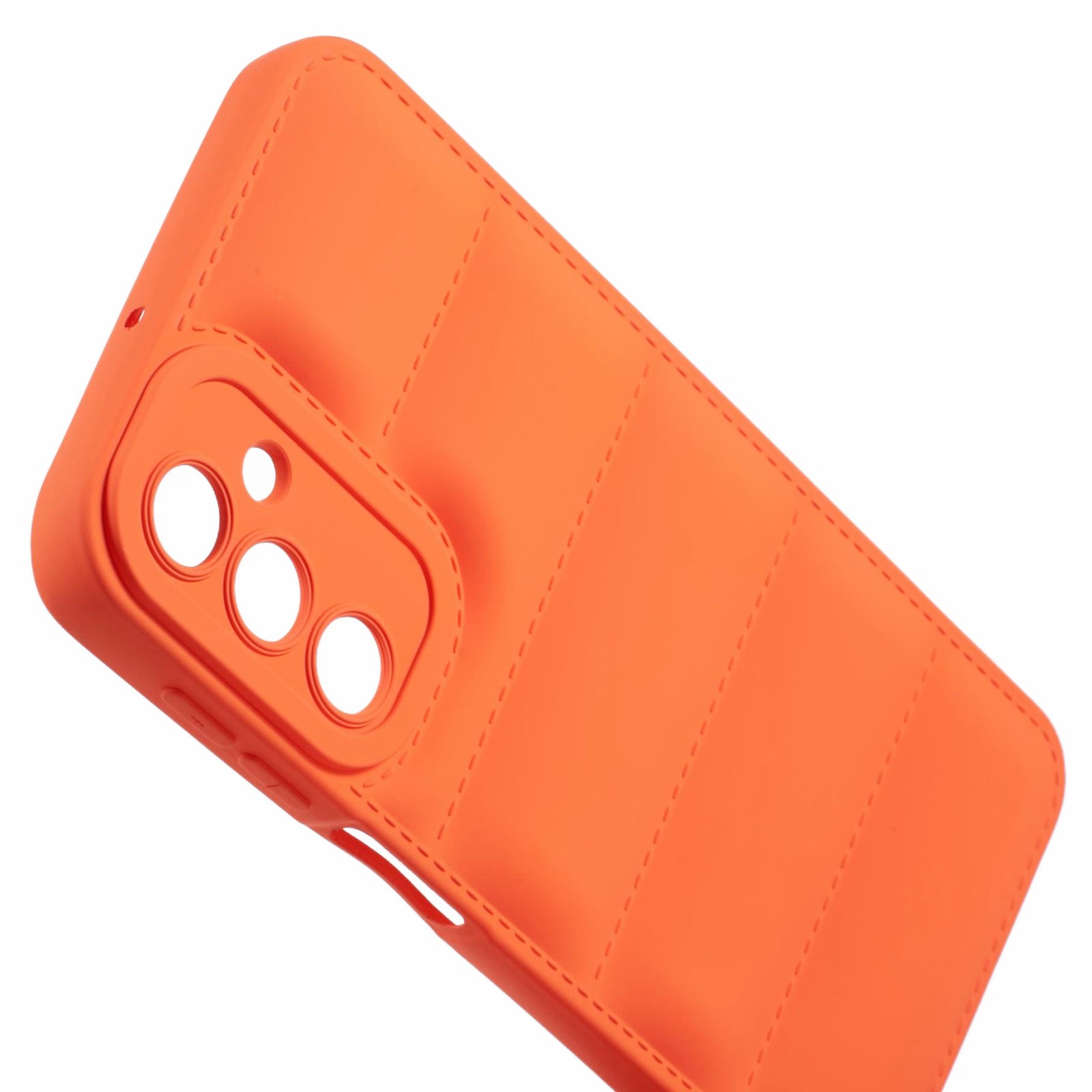 JTW Series For Samsung Galaxy A24 4G (162.1 x 77.6 x 8.3mm) Case Down Jacket Design Rubberized TPU Phone Cover