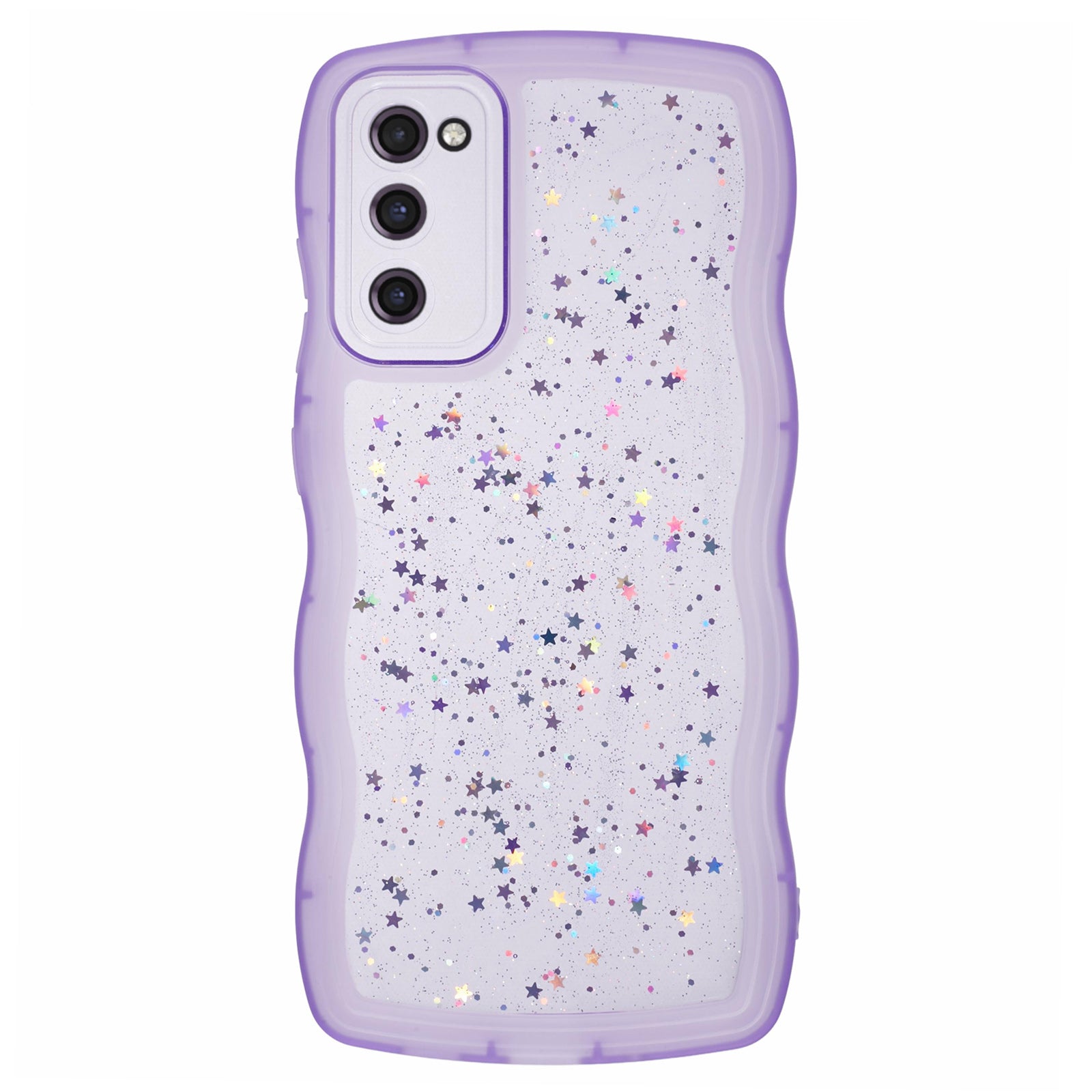 JTW Series for Samsung Galaxy S20 FE / S20 FE 5G / S20 FE 2022 / S20 Lite Case Glitter Stars TPU Cover