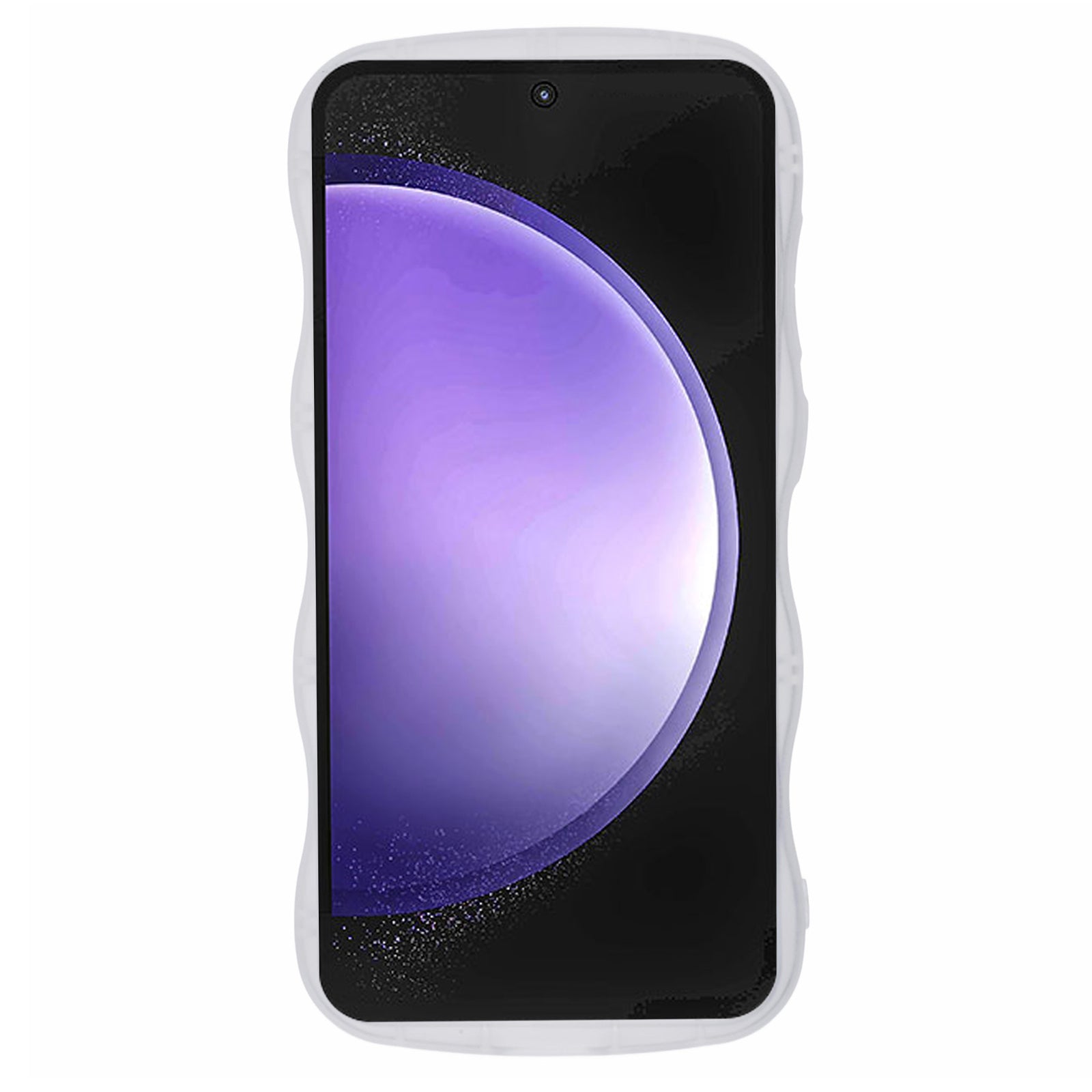 JTW Series for Samsung Galaxy S23 FE Case Epoxy Design Wavy Edge TPU Phone Cover