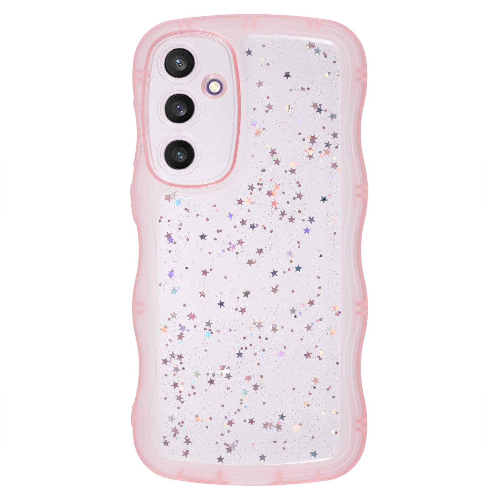 JTW Series for Samsung Galaxy S23 FE Case Epoxy Design Wavy Edge TPU Phone Cover