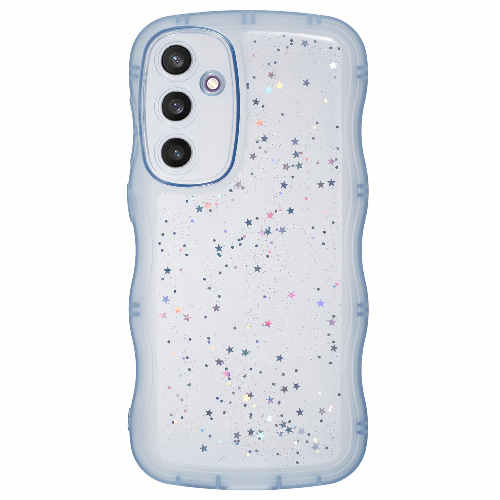JTW Series for Samsung Galaxy S23 FE Case Epoxy Design Wavy Edge TPU Phone Cover