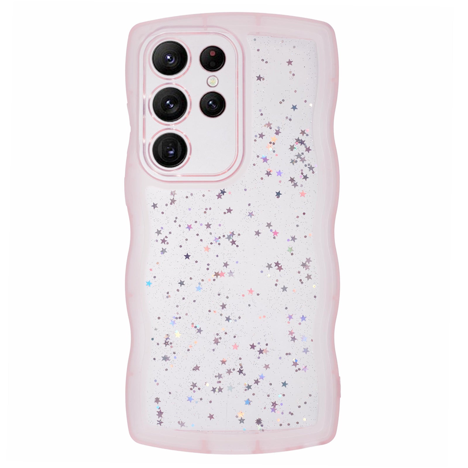 JTW Series for Samsung Galaxy S23 Ultra Case Wavy Edge Epoxy TPU Phone Case
