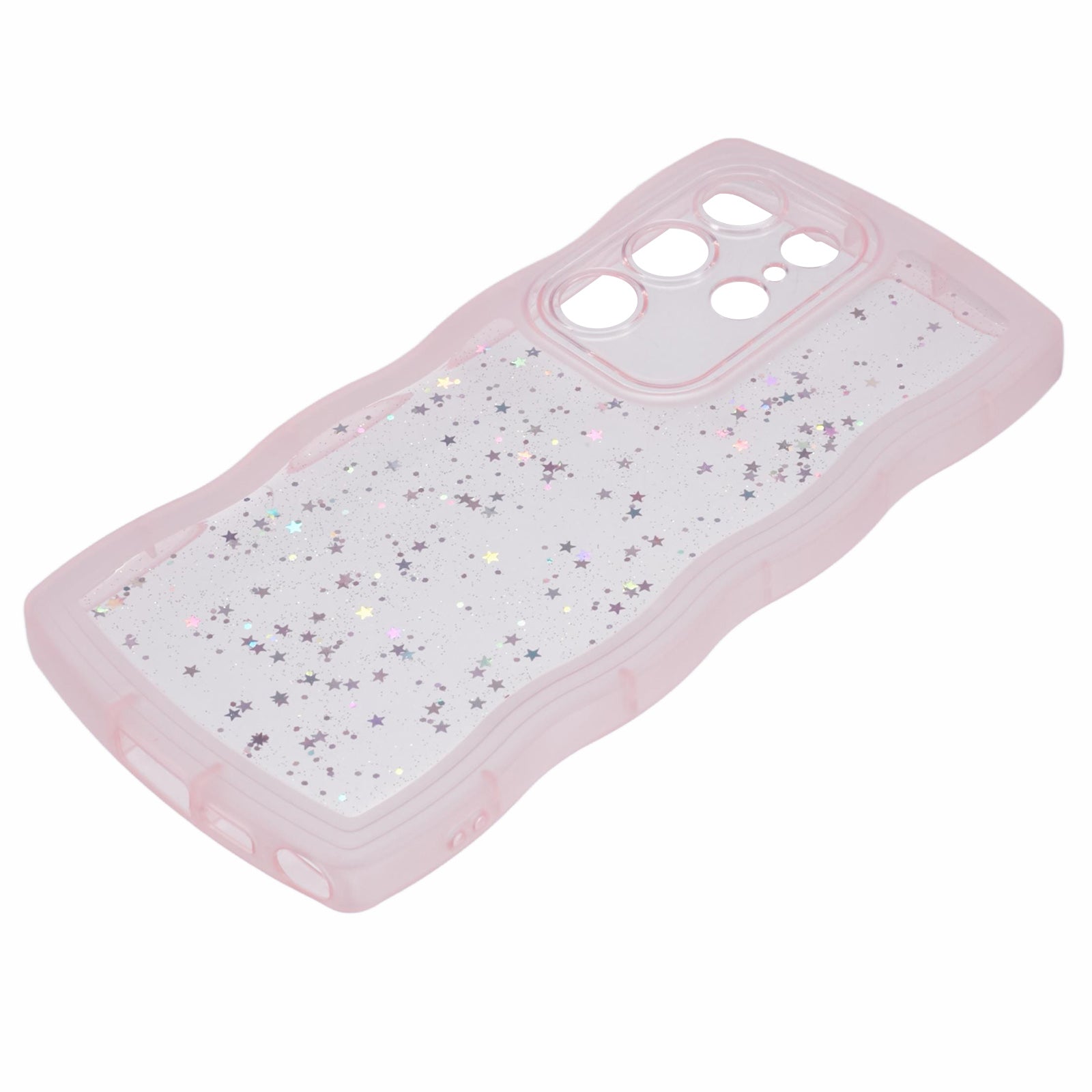 JTW Series for Samsung Galaxy S23 Ultra Case Wavy Edge Epoxy TPU Phone Case
