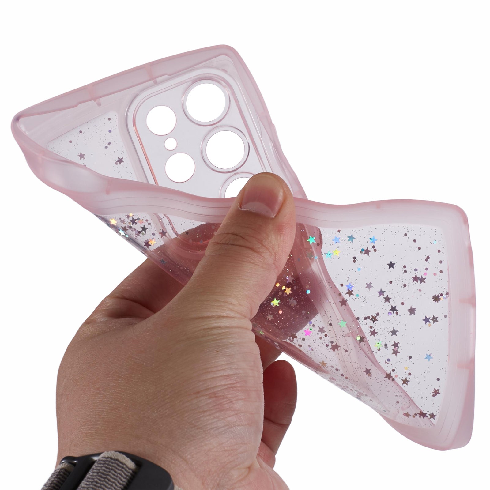 JTW Series for Samsung Galaxy S23 Ultra Case Wavy Edge Epoxy TPU Phone Case
