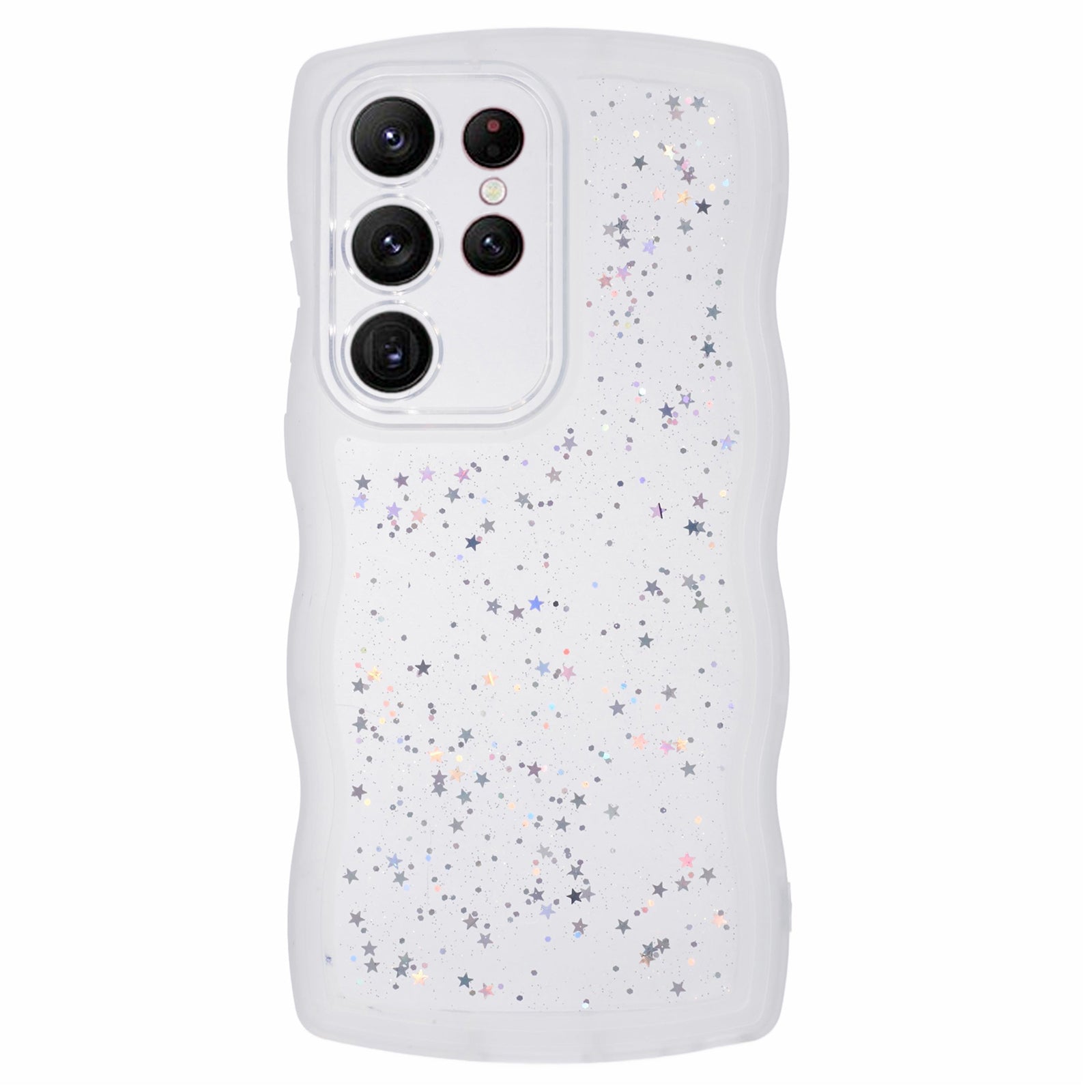 JTW Series for Samsung Galaxy S23 Ultra Case Wavy Edge Epoxy TPU Phone Case