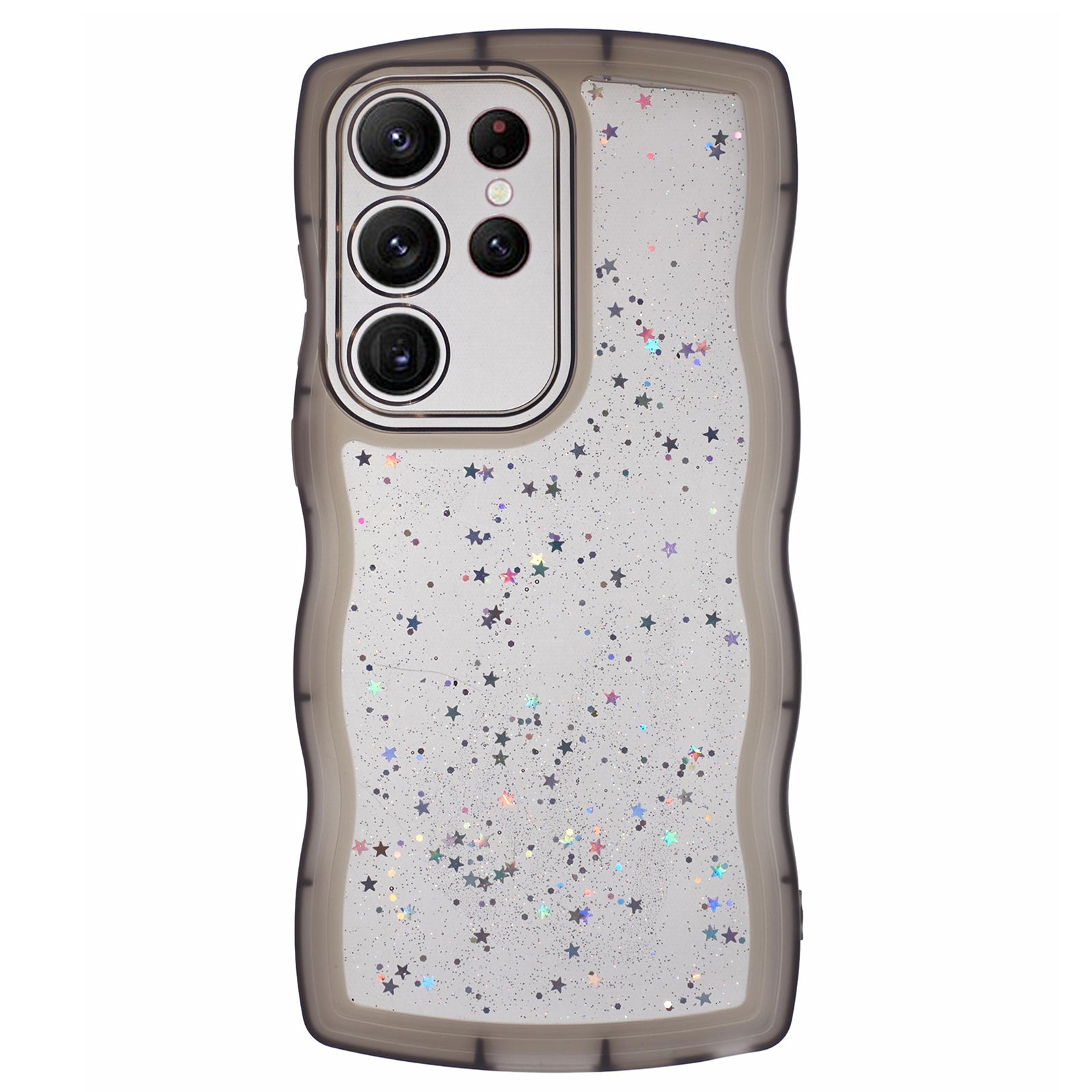 JTW Series for Samsung Galaxy S23 Ultra Case Wavy Edge Epoxy TPU Phone Case