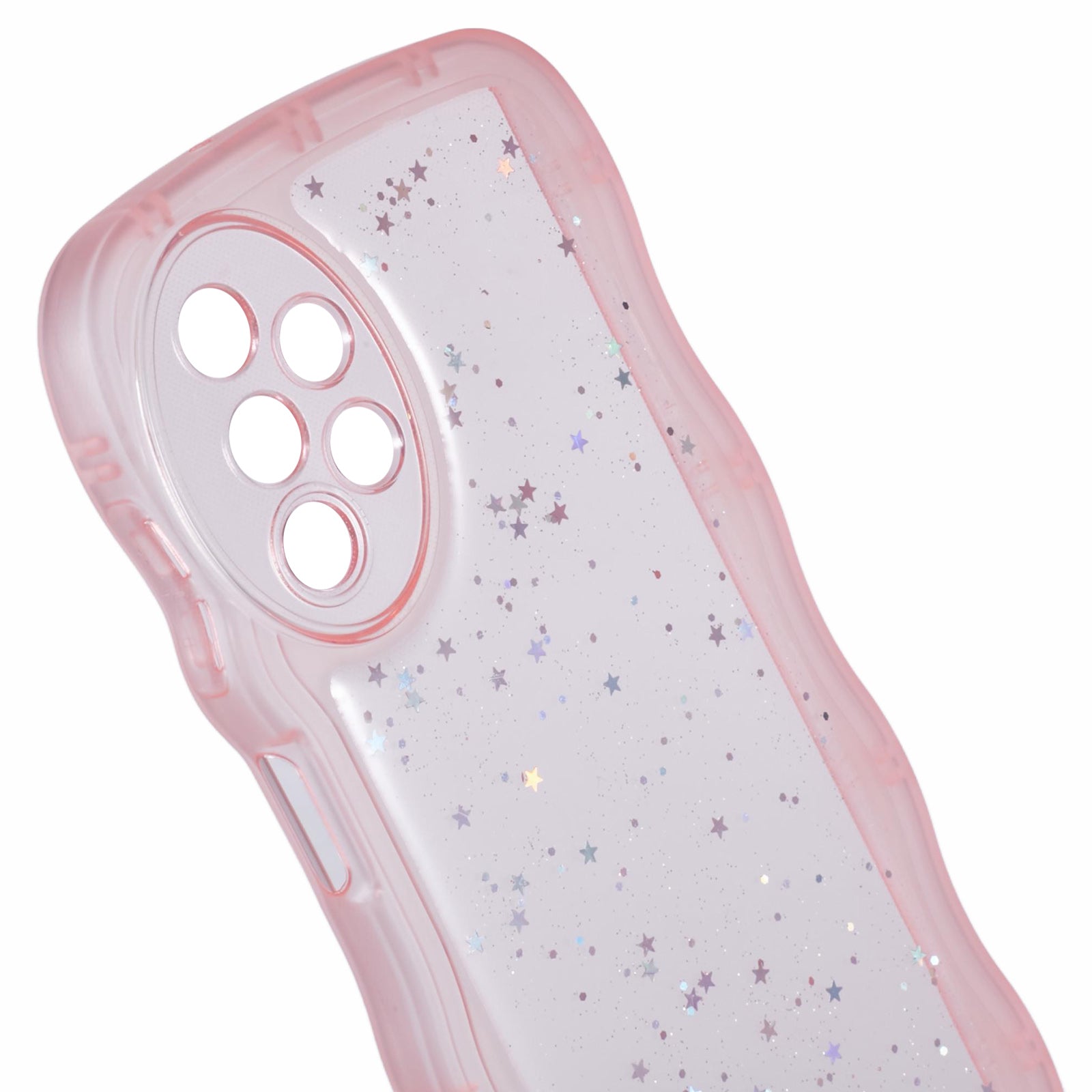 JTW Series for Samsung Galaxy A23 4G / A23 5G (Global Version) Case Glitter Stars TPU Phone Cover Wavy Edge