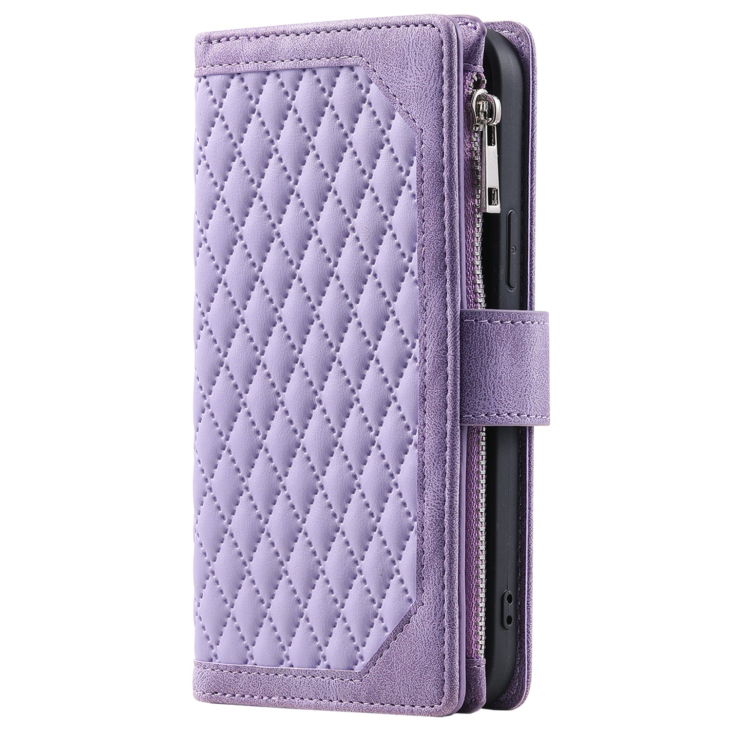 For Xiaomi Redmi Note 13 Pro 5G / Poco X6 5G Case Zipper Leather Phone Cover with Wallet