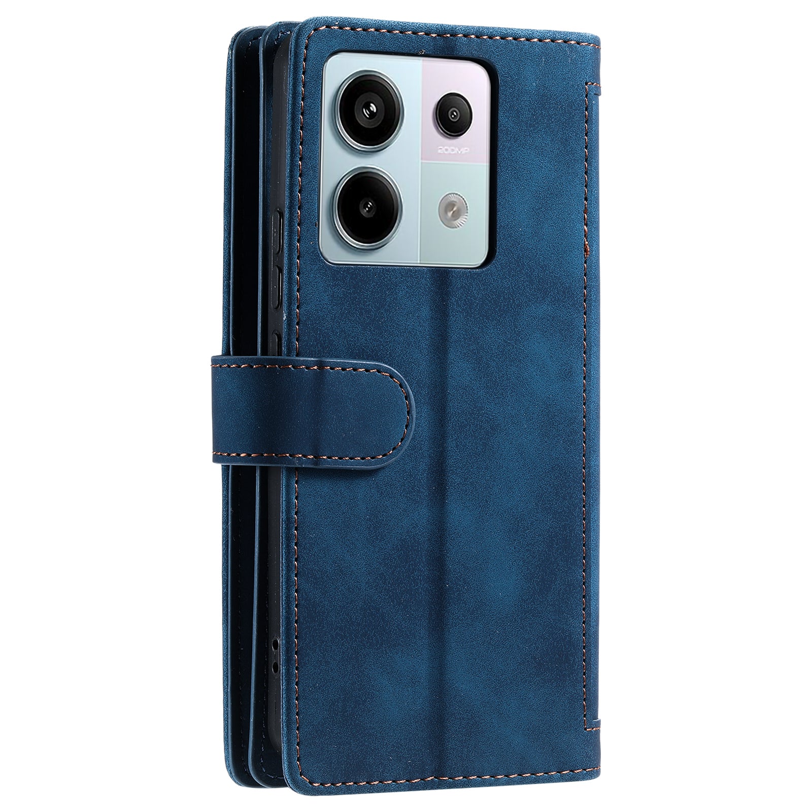 For Xiaomi Redmi Note 13 Pro 5G / Poco X6 5G Case 9 Card Slots PU Leather Phone Cover