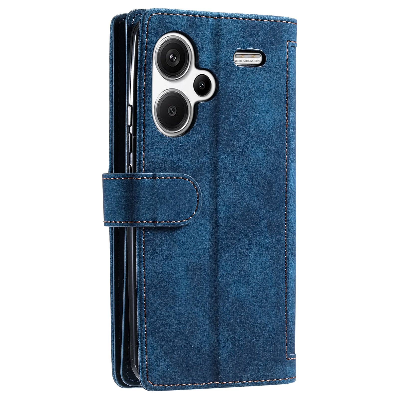 For Xiaomi Redmi Note 13 Pro+ 5G Case 9 Card Slots Stand Leather Retro Phone Cover