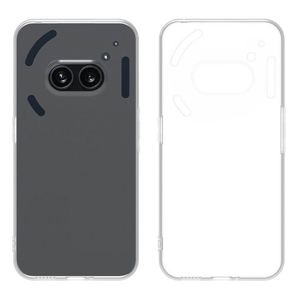 For Nothing Phone (2a) Case Clear TPU Phone Cover Precise Cutouts Lens Protection