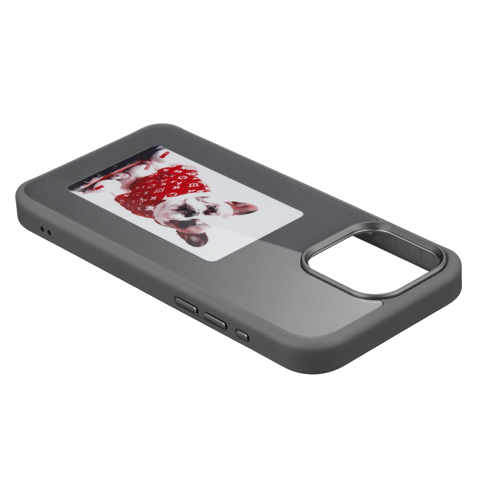 For iPhone 13 Pro NFC-Enabled 3-Color E Ink Case Wallpaper Casting Smartphone Case