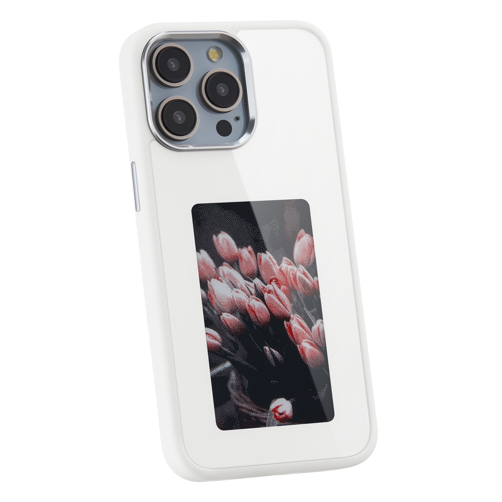 For iPhone 13 Pro NFC-Enabled 3-Color E Ink Case Wallpaper Casting Smartphone Case