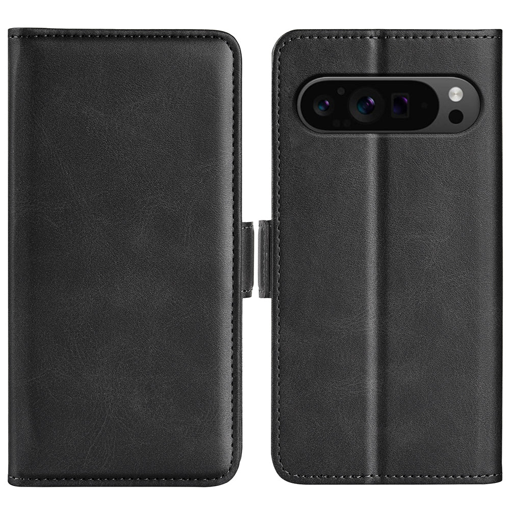 For Google Pixel 9 Pro Cell Phone Case Leather Wallet Phone Cover with Magnetic Clasp