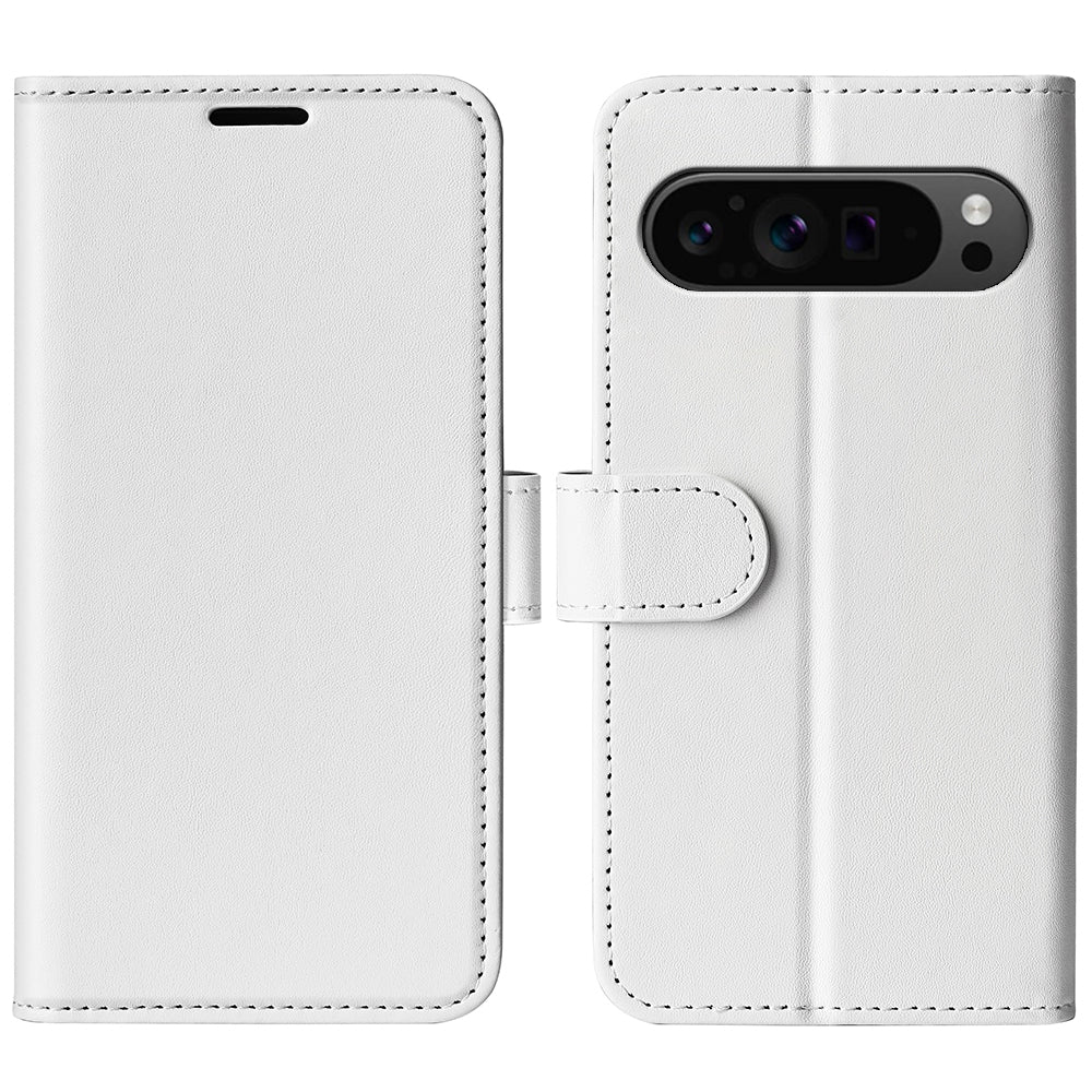 For Google Pixel 9 Pro Cell Phone Cases Crazy Horse Texture Magnetic Cover