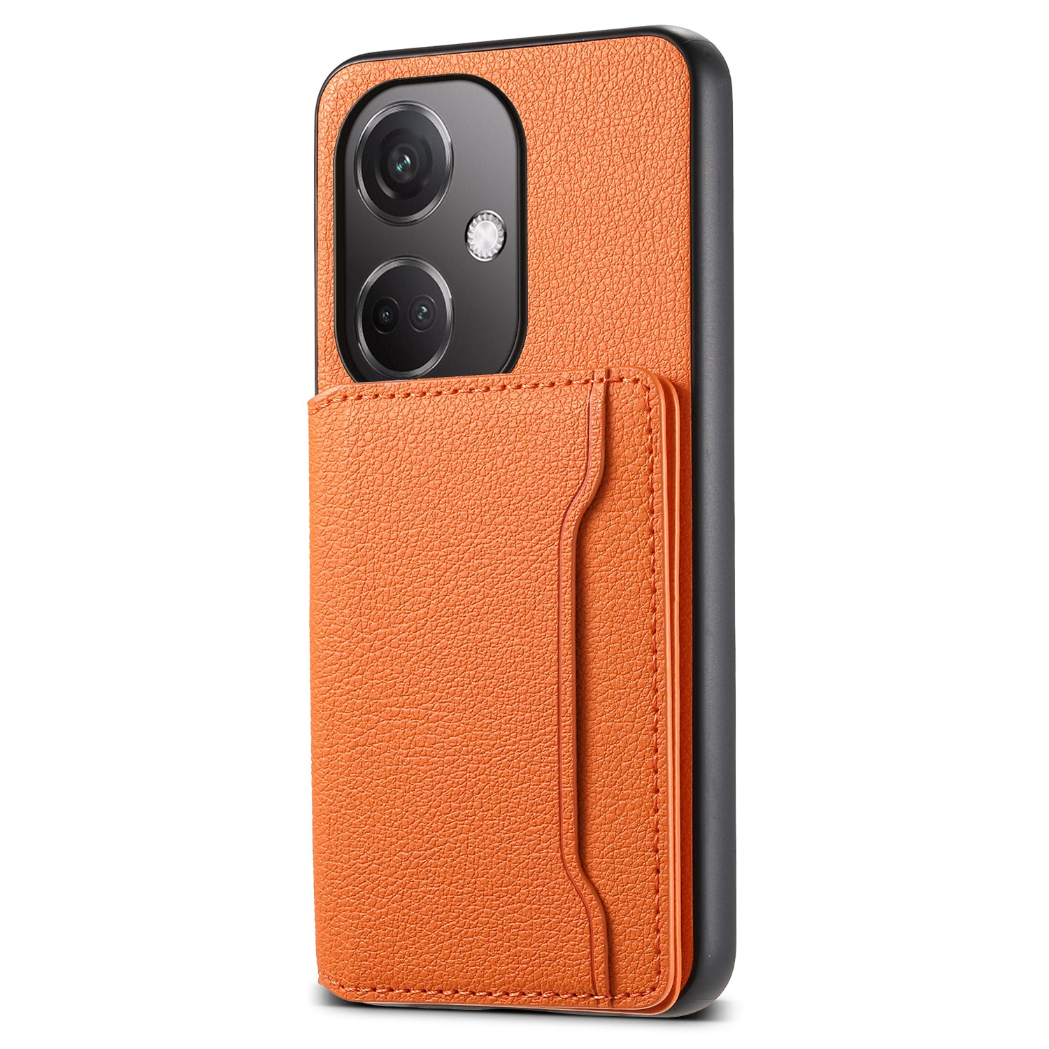 For Oppo K11 5G Case Calf Texture Leather+PC+TPU Phone Cover with 5 Card Slots