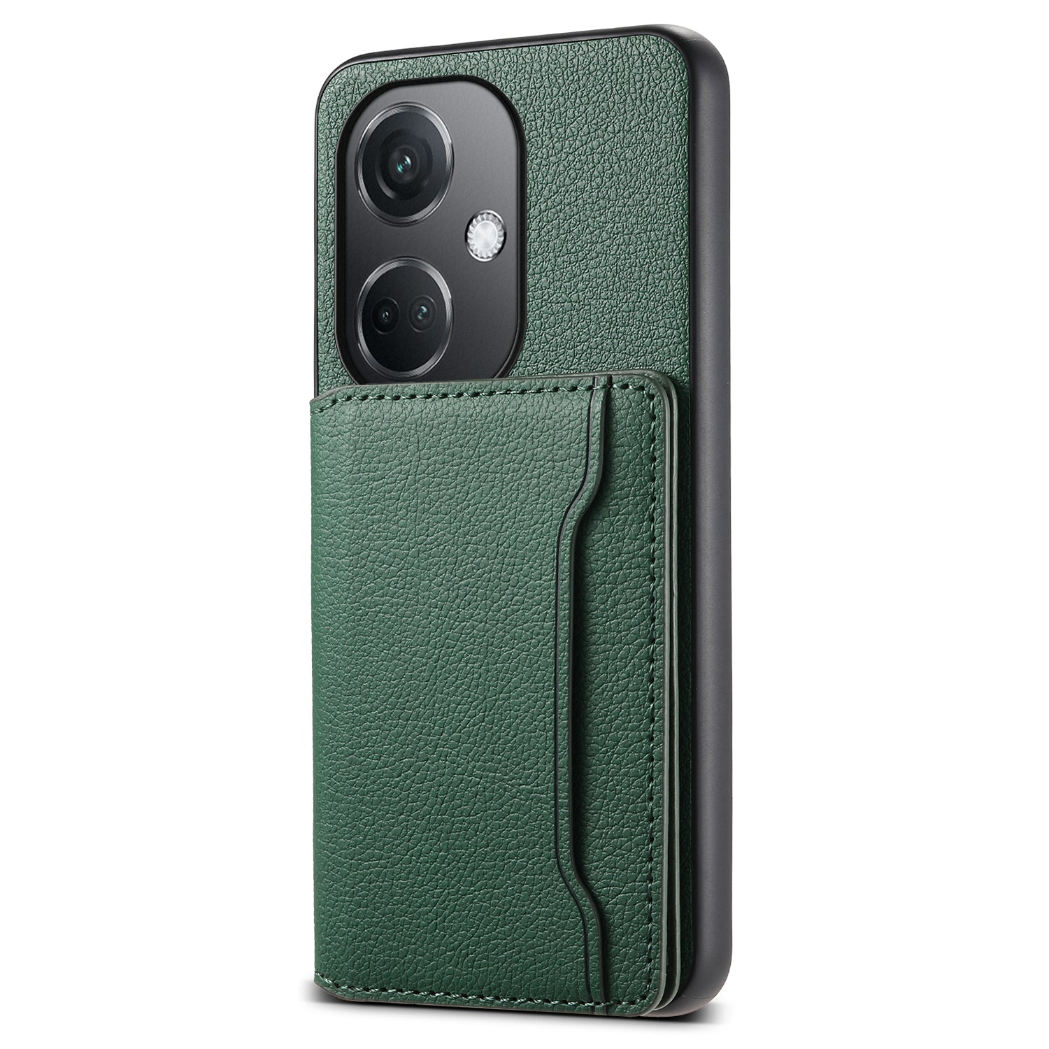 For Oppo K11 5G Case Calf Texture Leather+PC+TPU Phone Cover with 5 Card Slots