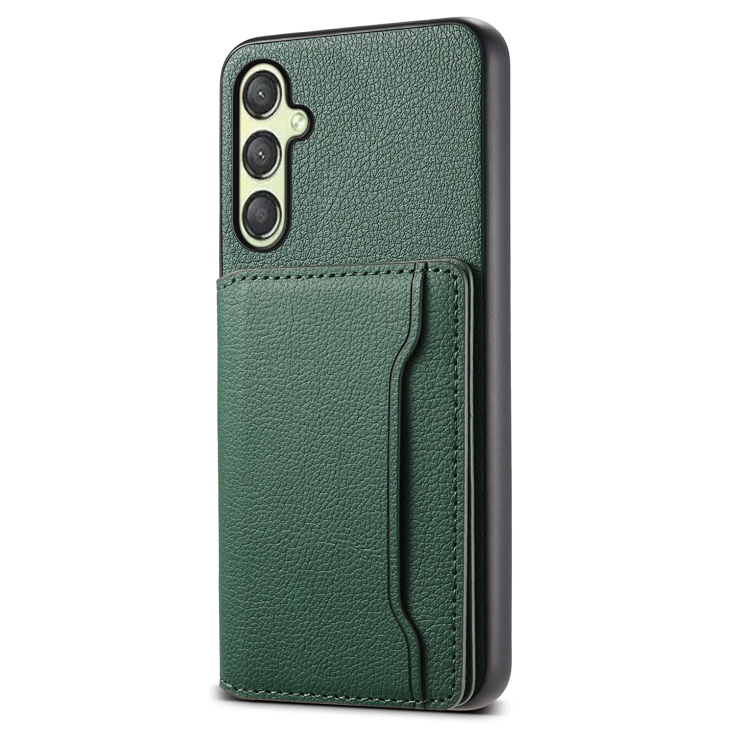 For Samsung Galaxy A25 5G (Global) (161.0 x 76.5 x 8.3mm) Phone Cover Calf Texture Card Holder Case
