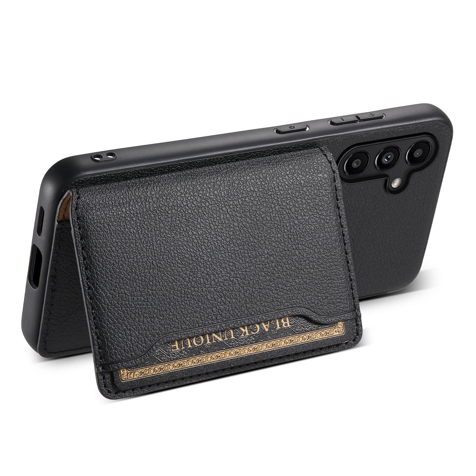 For Samsung Galaxy A13 5G Case TPU+PC+PU Kickstand Phone Cover with Card Slots