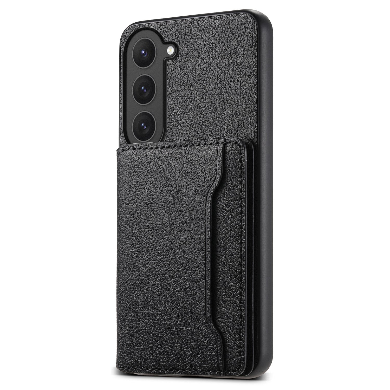 For Samsung Galaxy S23 Case Card Slots Kickstand Protective Leather Back Cover
