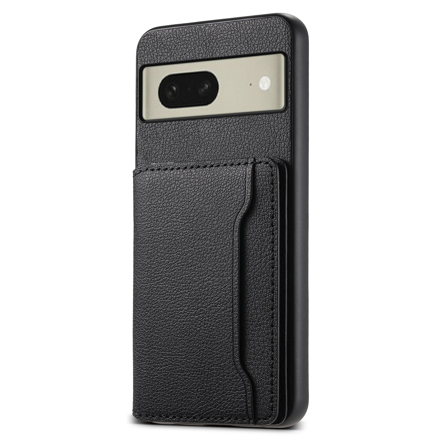 For Google Pixel 8 Case Calf Texture PU Leather Coated TPU+PC Mobile Phone Cover
