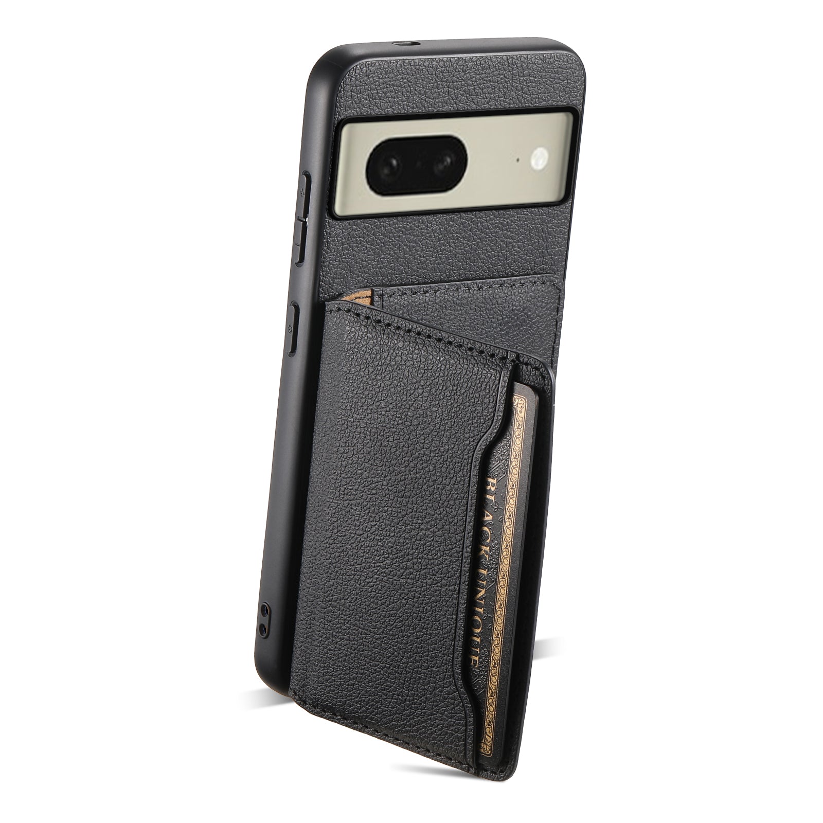 For Google Pixel 8 Case Calf Texture PU Leather Coated TPU+PC Mobile Phone Cover