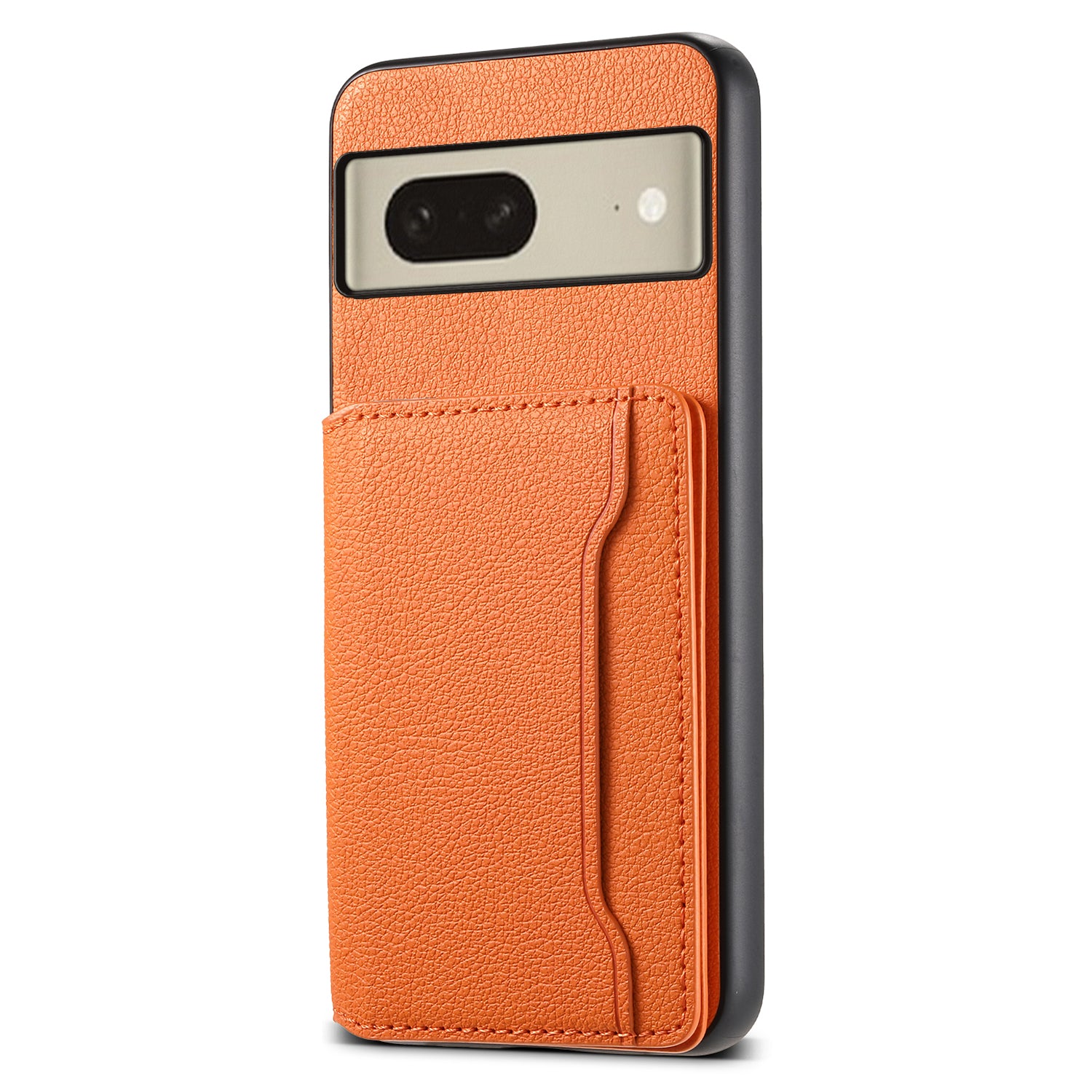 For Google Pixel 8 Case Calf Texture PU Leather Coated TPU+PC Mobile Phone Cover