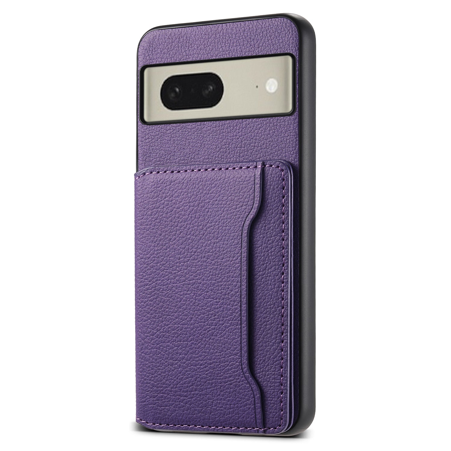 For Google Pixel 8 Case Calf Texture PU Leather Coated TPU+PC Mobile Phone Cover