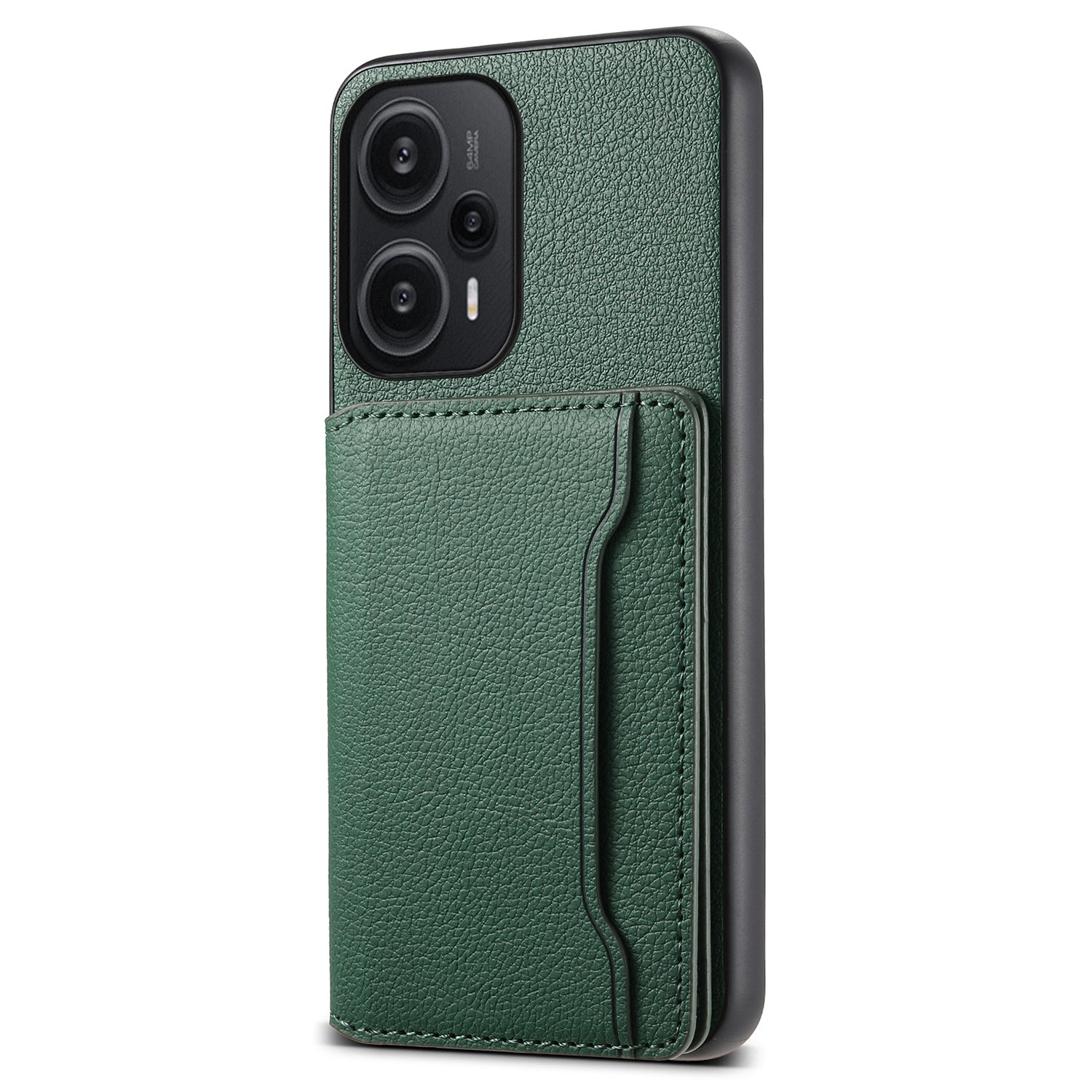 For Xiaomi Redmi Note 12 Turbo / Poco F5 5G Case Anti-dust Calf Texture Card Slots Phone Protective Cover