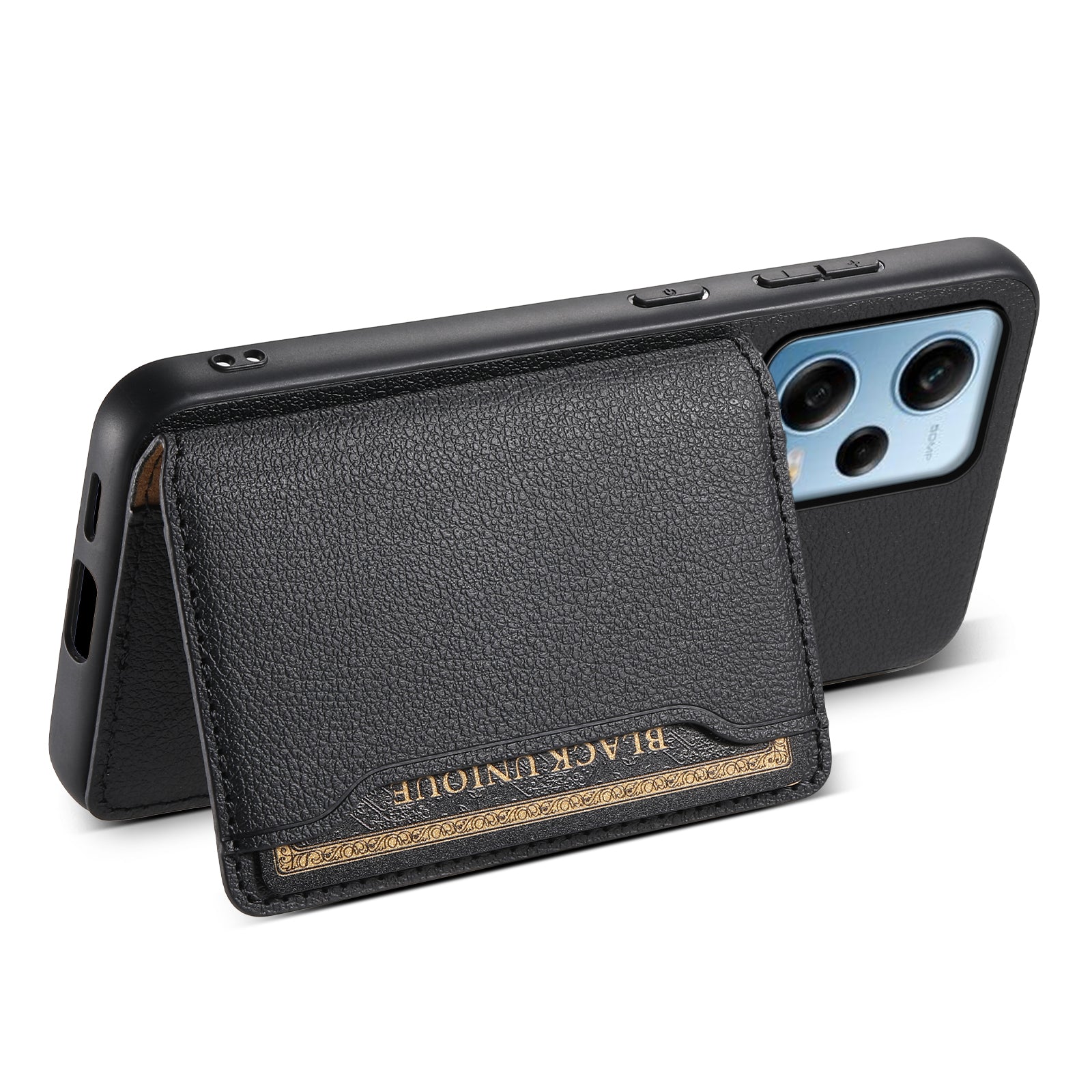For Xiaomi Redmi Note 12 Pro 5G / 12 Pro Speed 5G / Poco X5 Pro 5G Case TPU+PC+PU Kickstand Phone Cover with Card