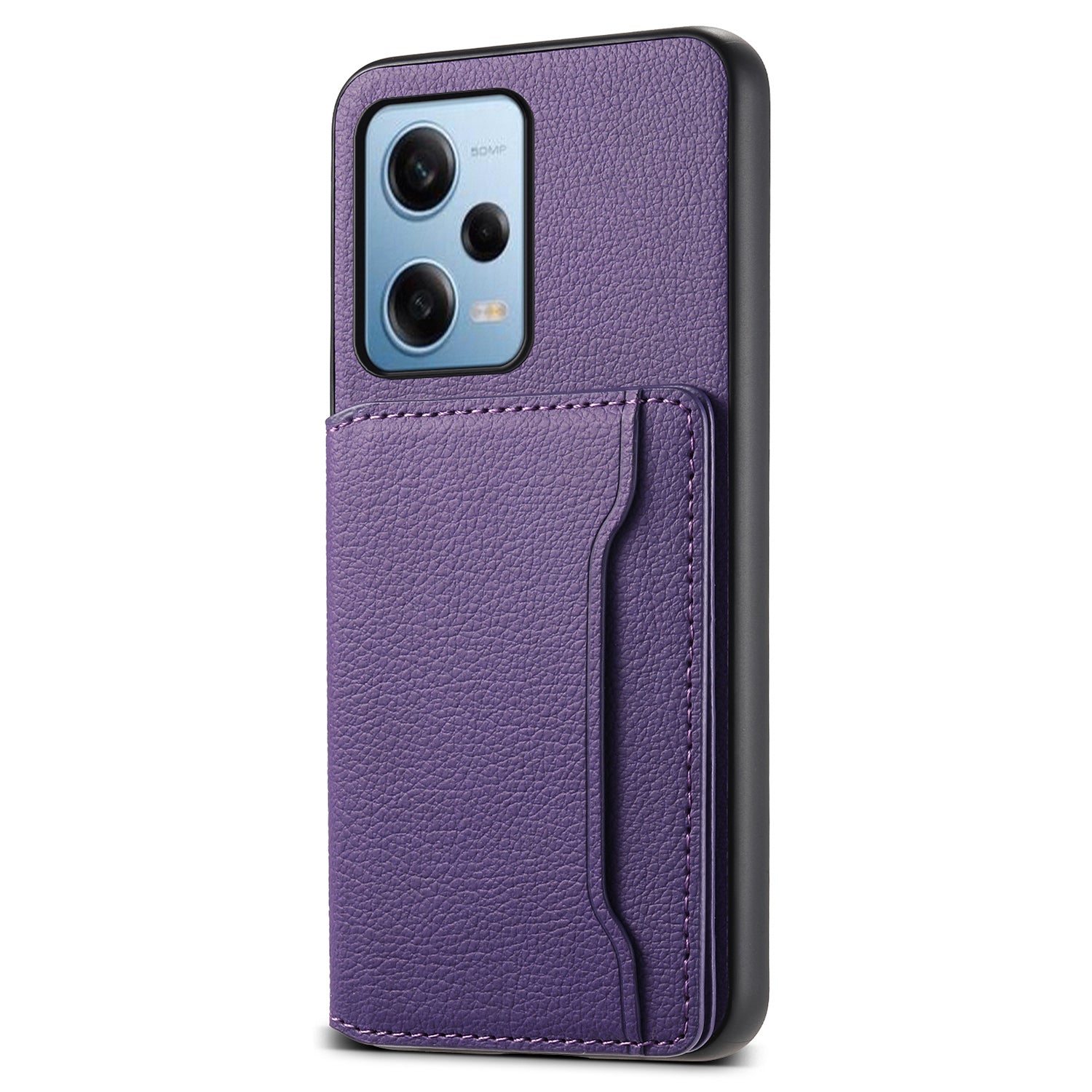 For Xiaomi Redmi Note 12 Pro 5G / 12 Pro Speed 5G / Poco X5 Pro 5G Case TPU+PC+PU Kickstand Phone Cover with Card