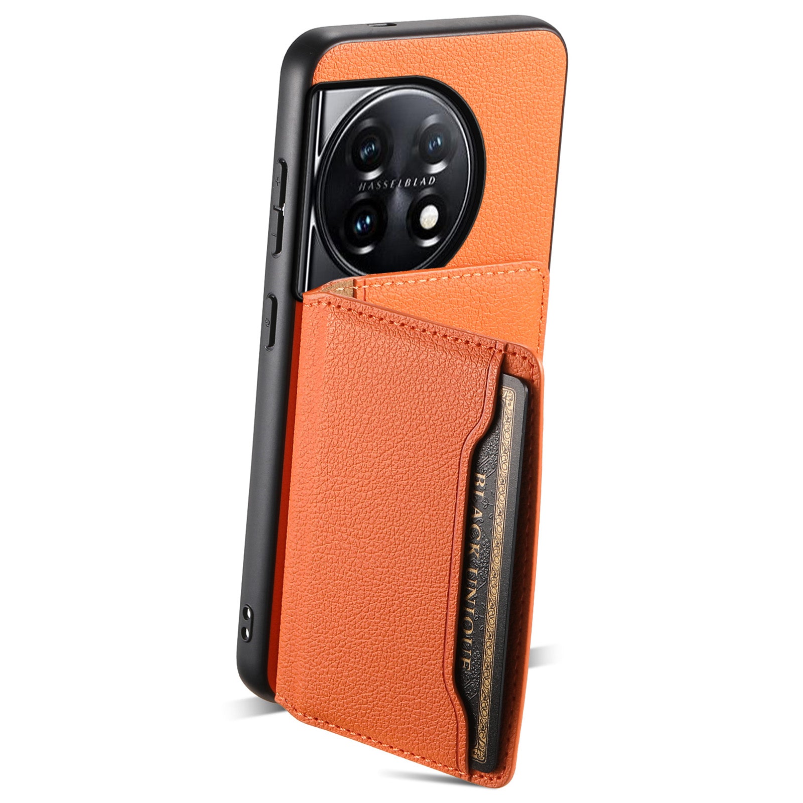 For OnePlus 11 5G Case PU Leather Coated PC+TPU Protective Phone Cover